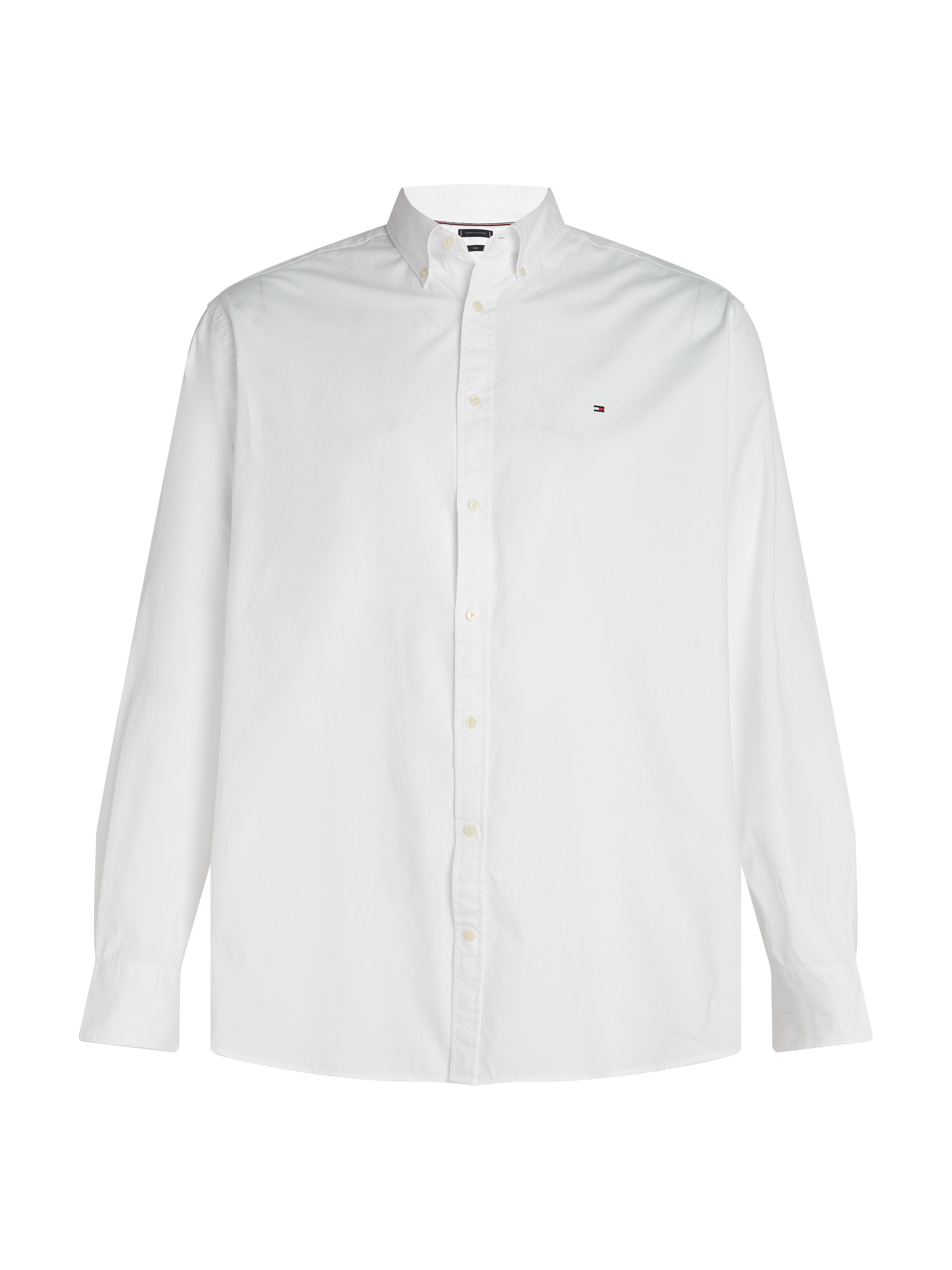 Tommy Hilfiger Big & Tall Langarmhemd »BT-FLEX POPLIN SOLID RF SHIRT-B«, Große Größen