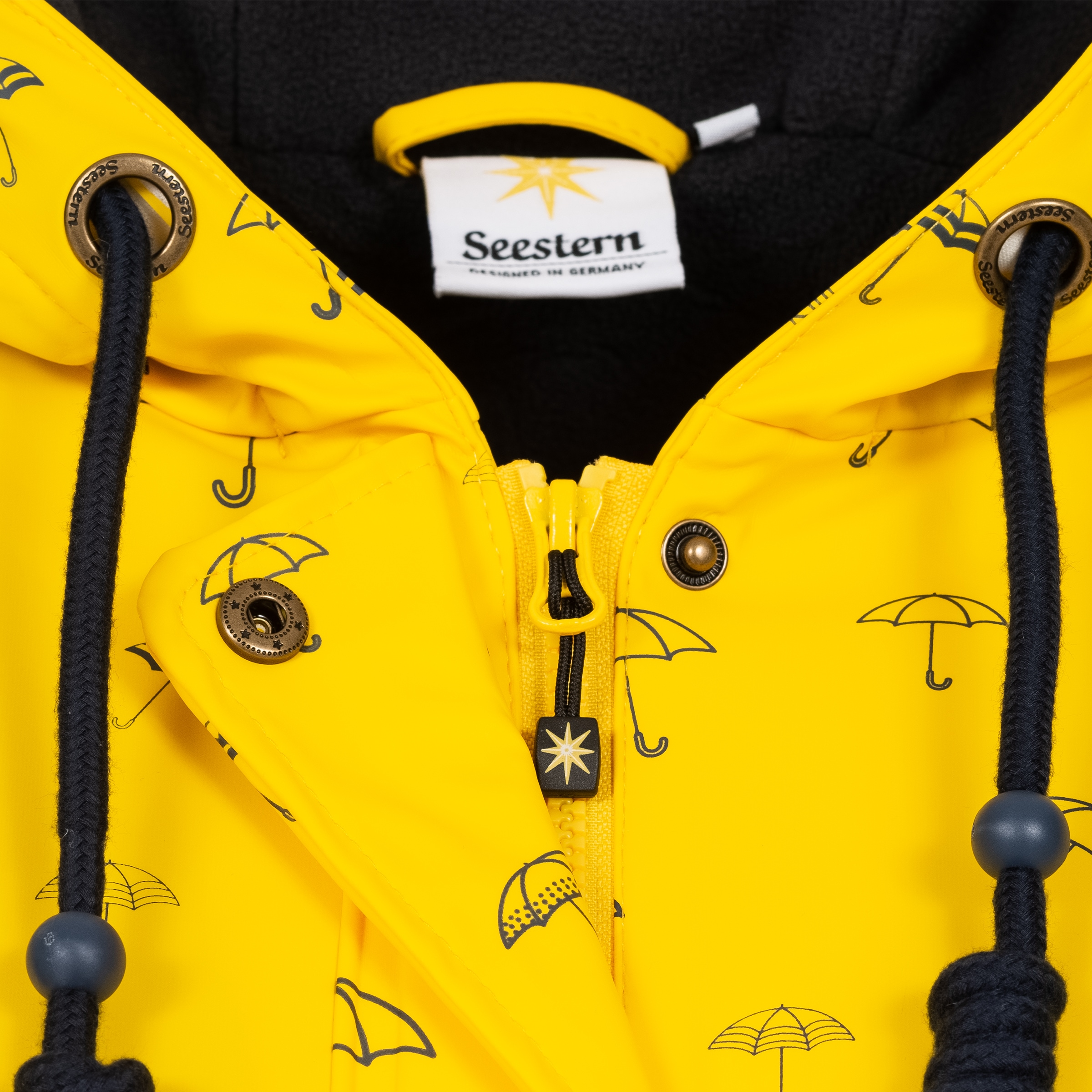 ankerglut Regenjacke »Friesennerz #ankerglutsea Regenmantel, Longjacket« auch in Großen Größen erhältlich
