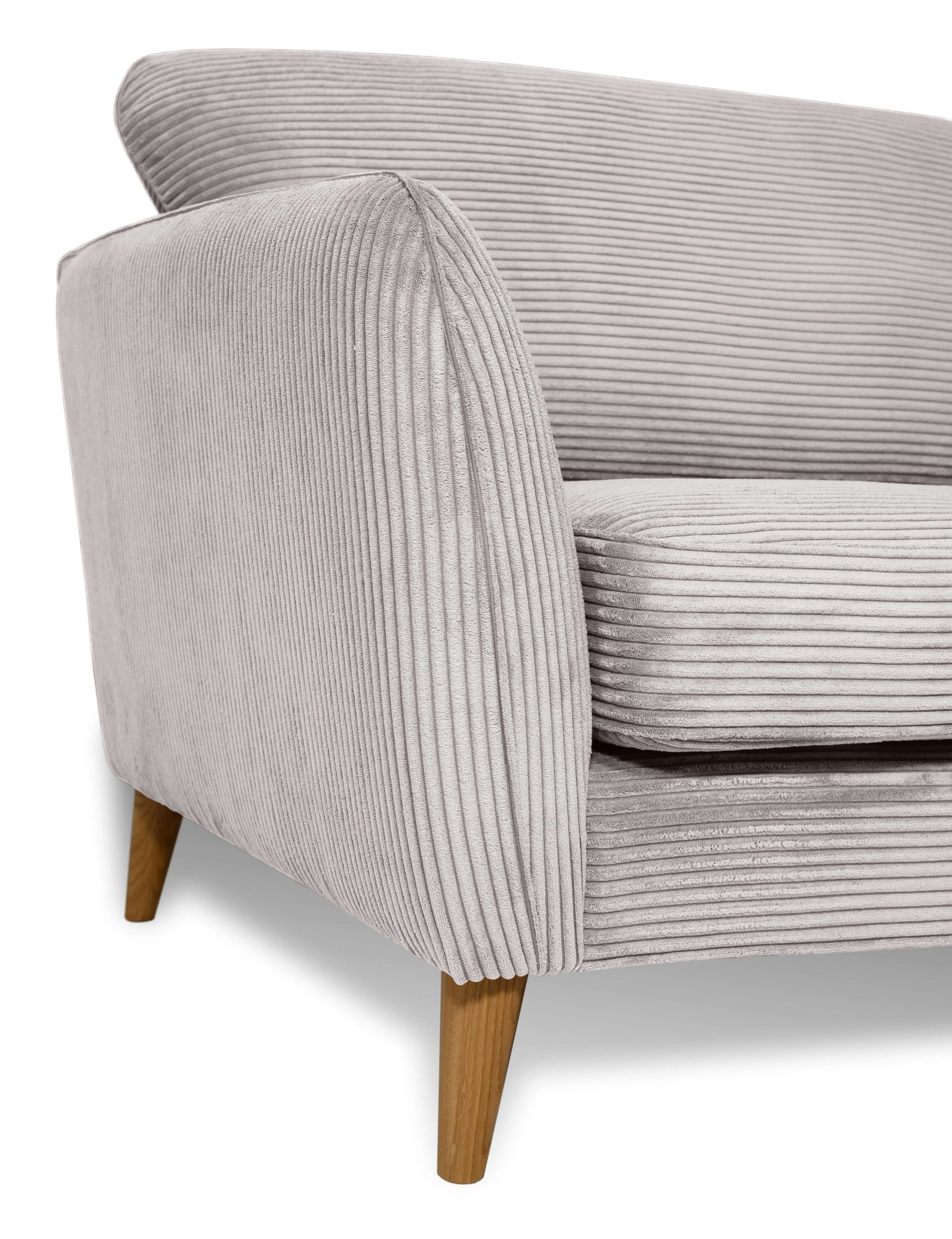 Home affaire 2-Sitzer »MARSEILLE Sofa 170 cm«, Massivholzbeine Eiche, Landhausstil, Wellenunterfederung