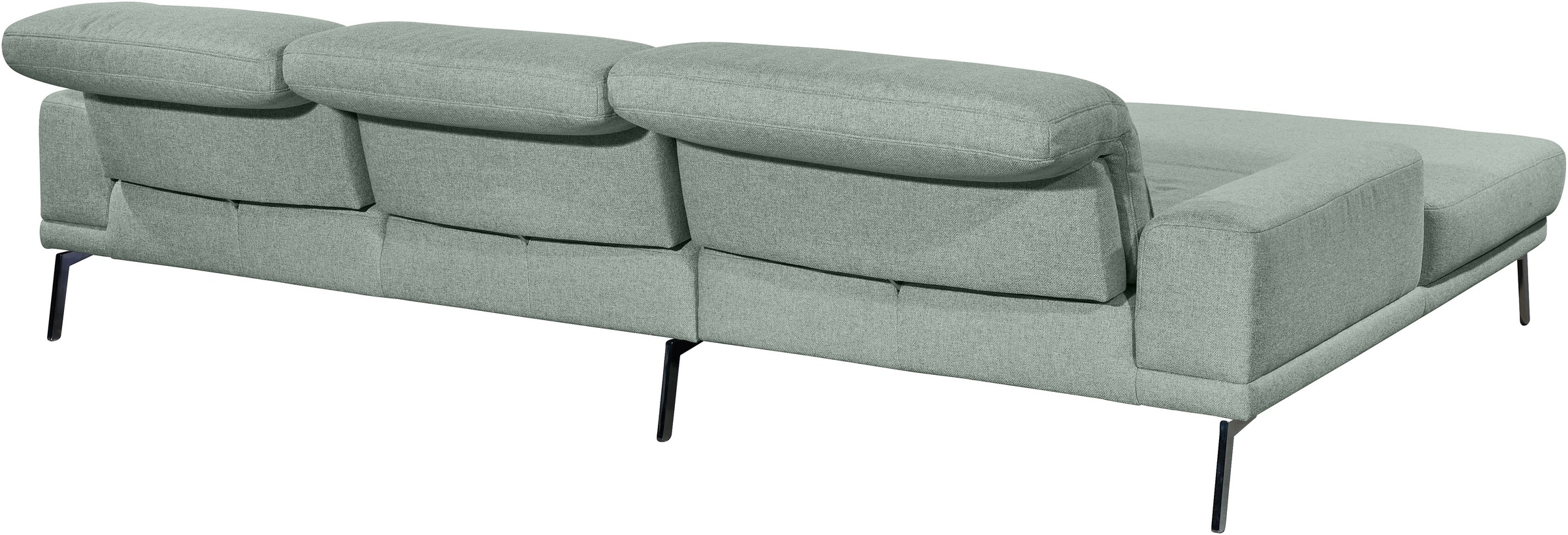 Musterring Ecksofa »MR 4580« mit Kopf- und Sitztiefenverstellung, Metallfuß chrom, 288 x 193/220cm