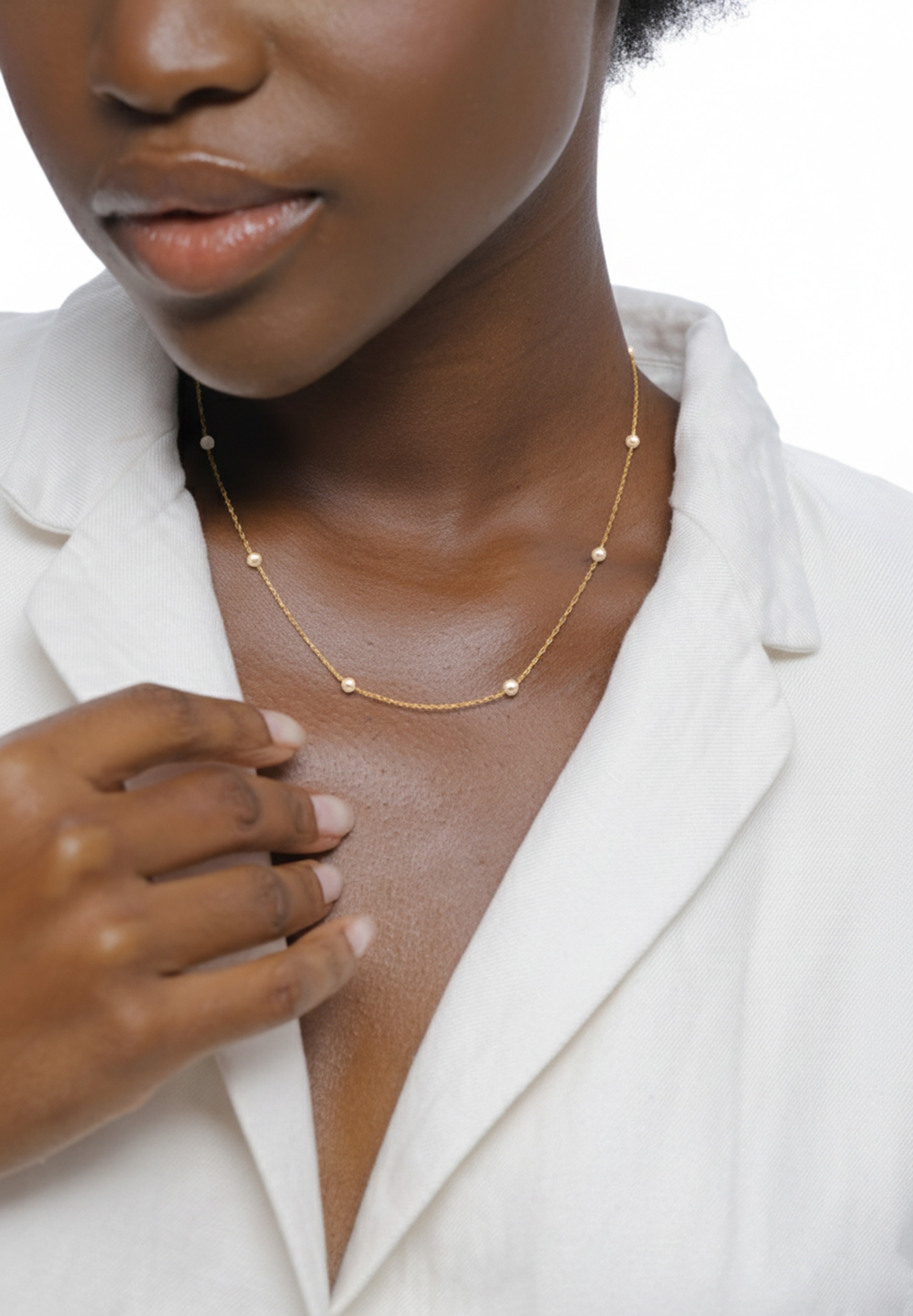 Elli Silberkette »Halskette Mit Perlen von Swarovski® 925 Sterling Silber«