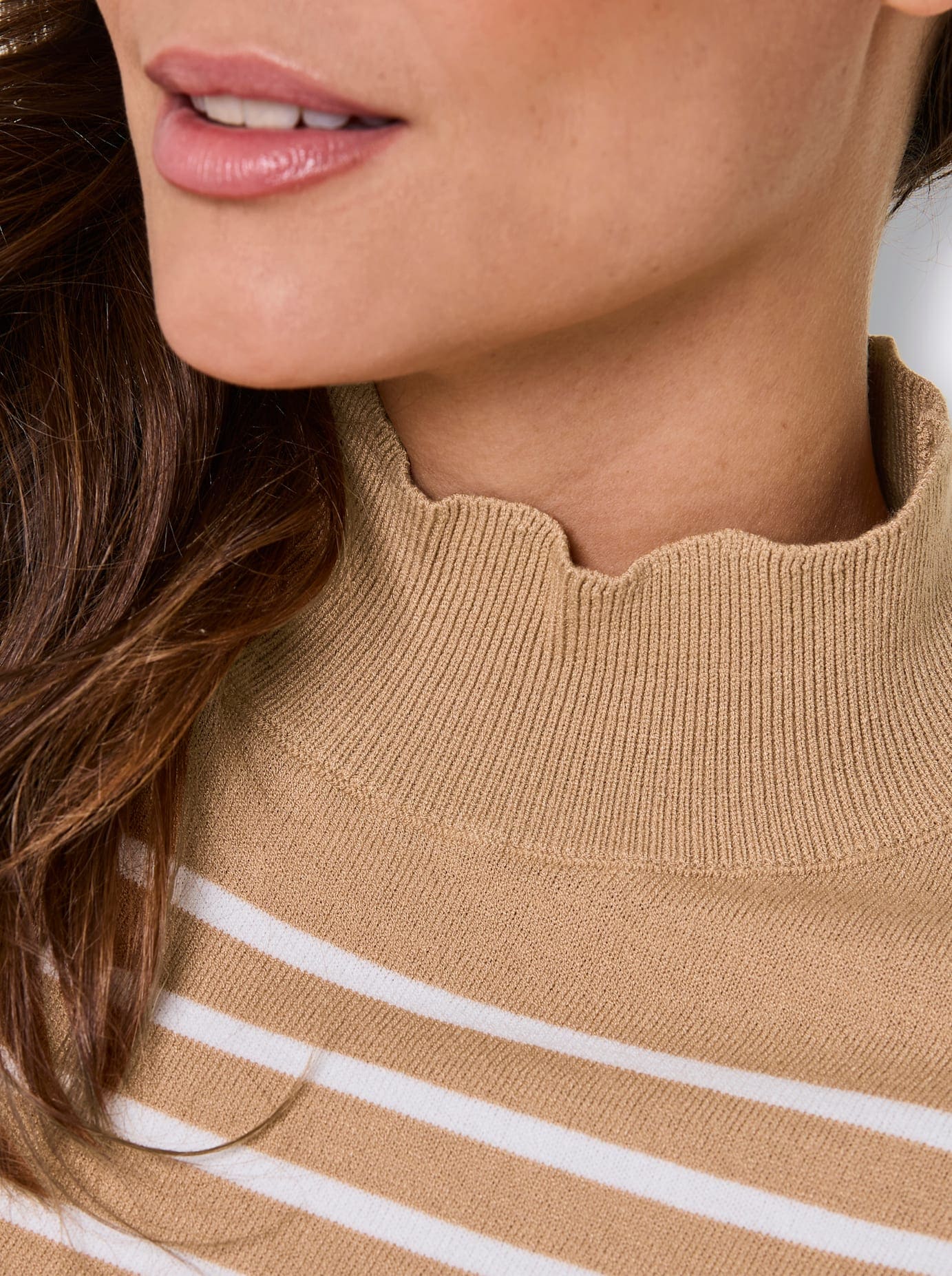 CREATION L PREMIUM Streifenpullover »Lyocell-Mix-Pullover«