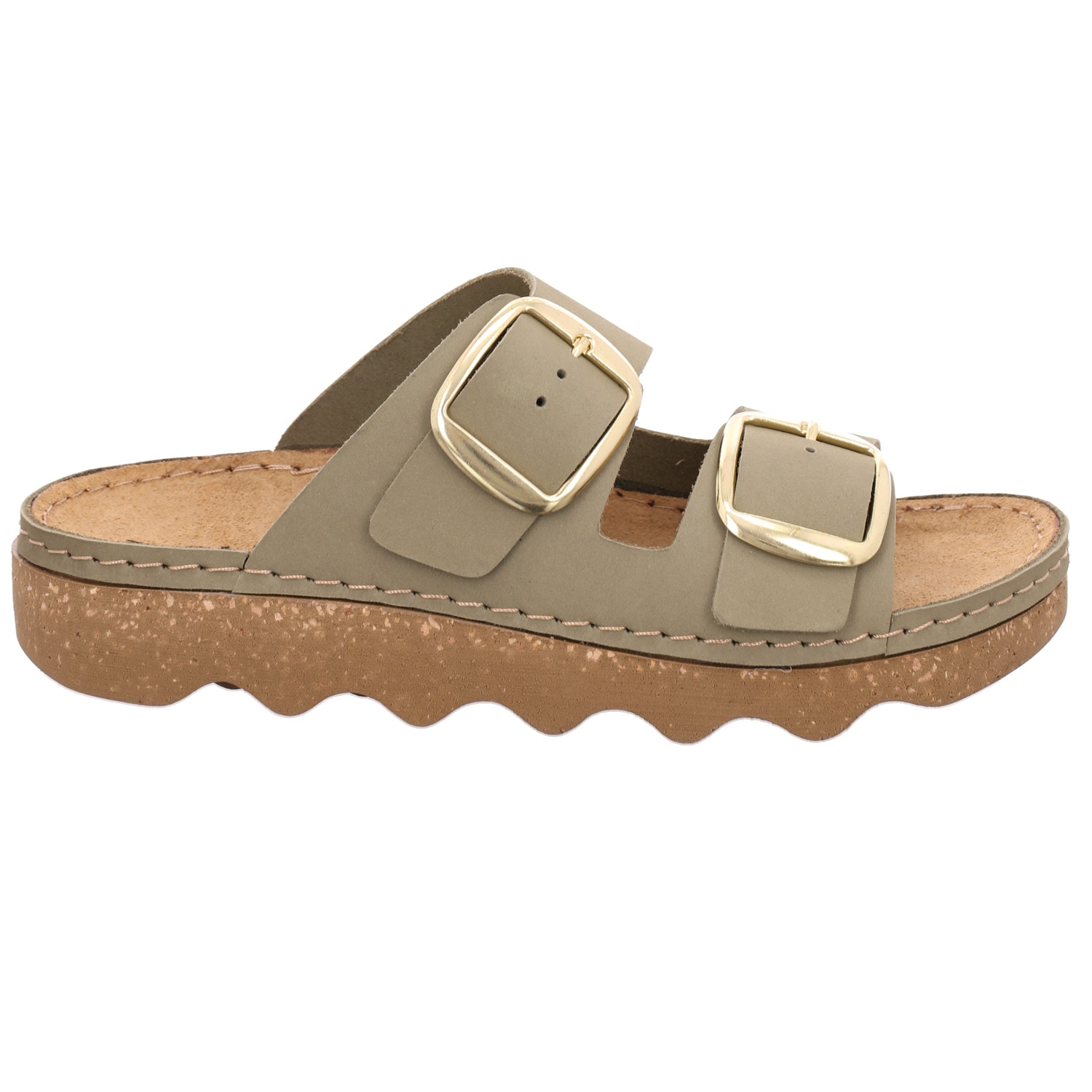 Rohde Pantolette »Foggia-D«  Hausschuh, Sommerschuh, Strandschuh mit Plateausohle