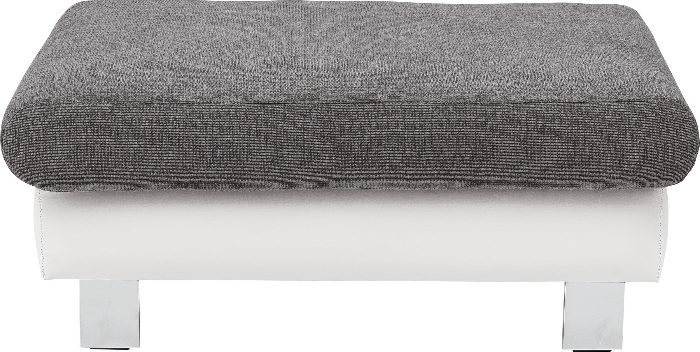 COTTA Polstergarnitur »Komaris«, (Set), Set bestehend aus: 3-Sitzer mit Kopfteilverstellung & Hocker