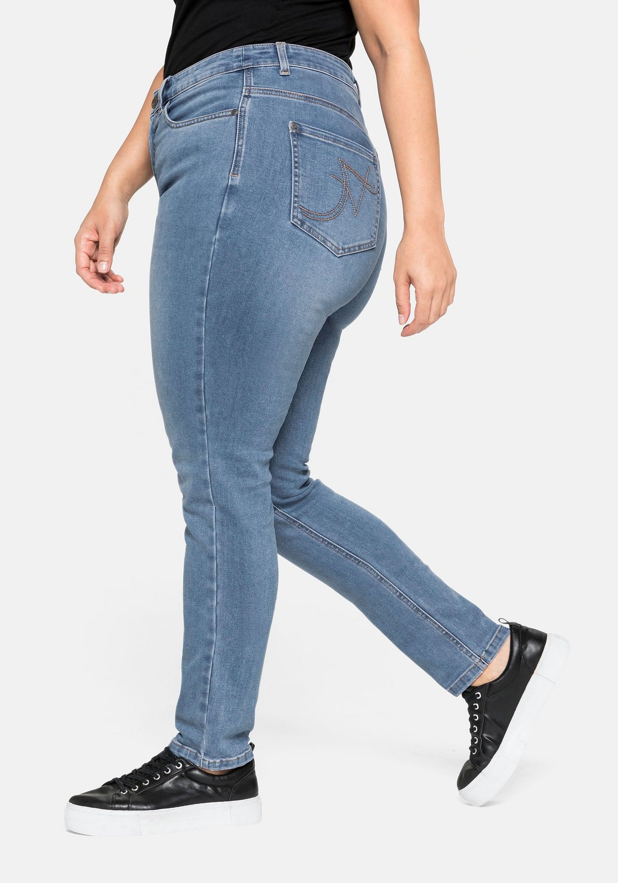 Sheego Stretch-Jeans »Jeans Super elastisches Power-Stretch-Material«