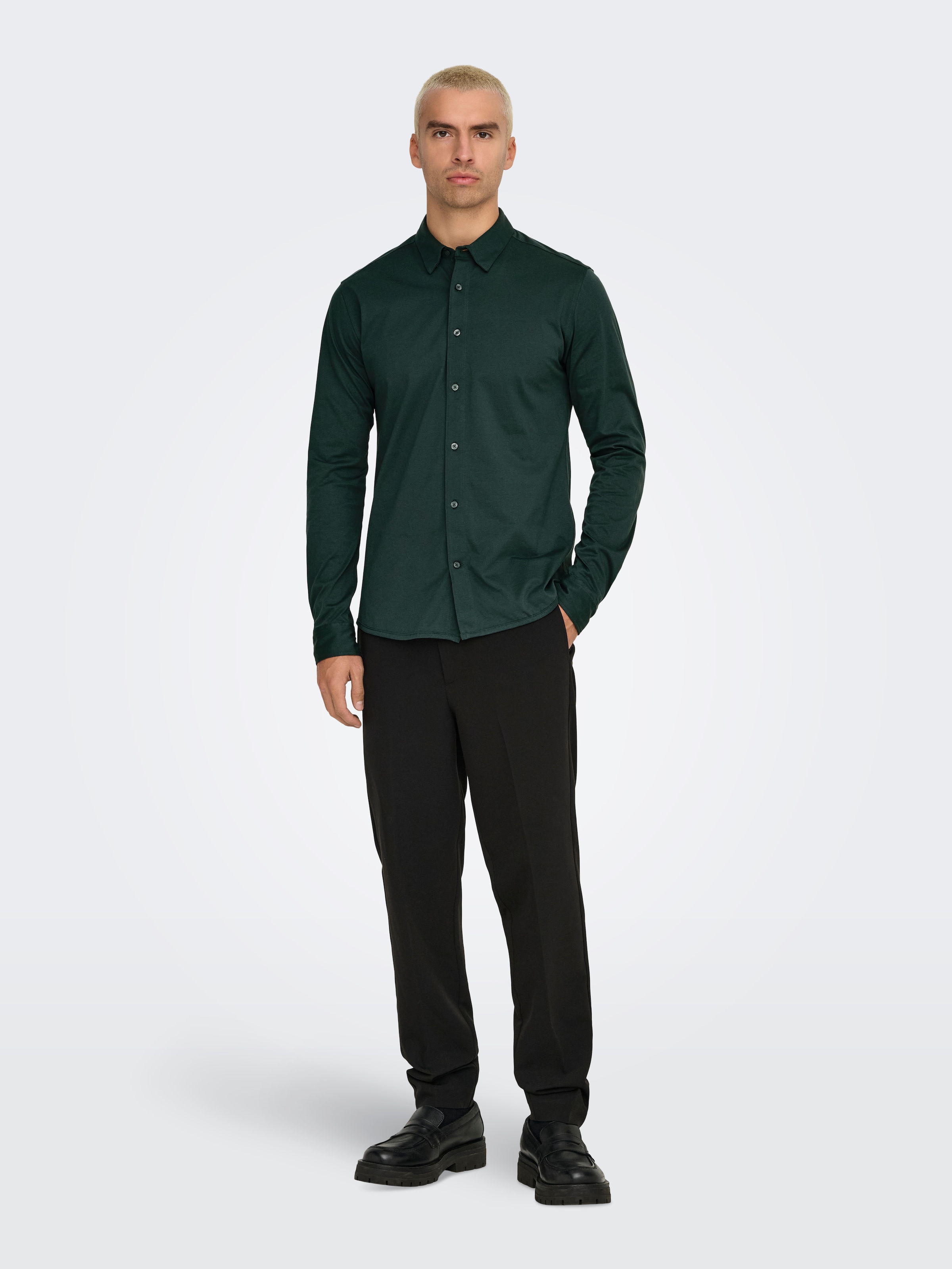 ONLY & SONS Langarmhemd »ONSROBIN B/U LS STRETCH SHIRT NOOS«