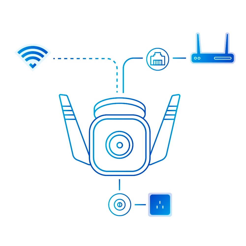 TP-Link Überwachungskamera »TC65 Outdoor Security Wi-Fi Camera«, Außenbereich
