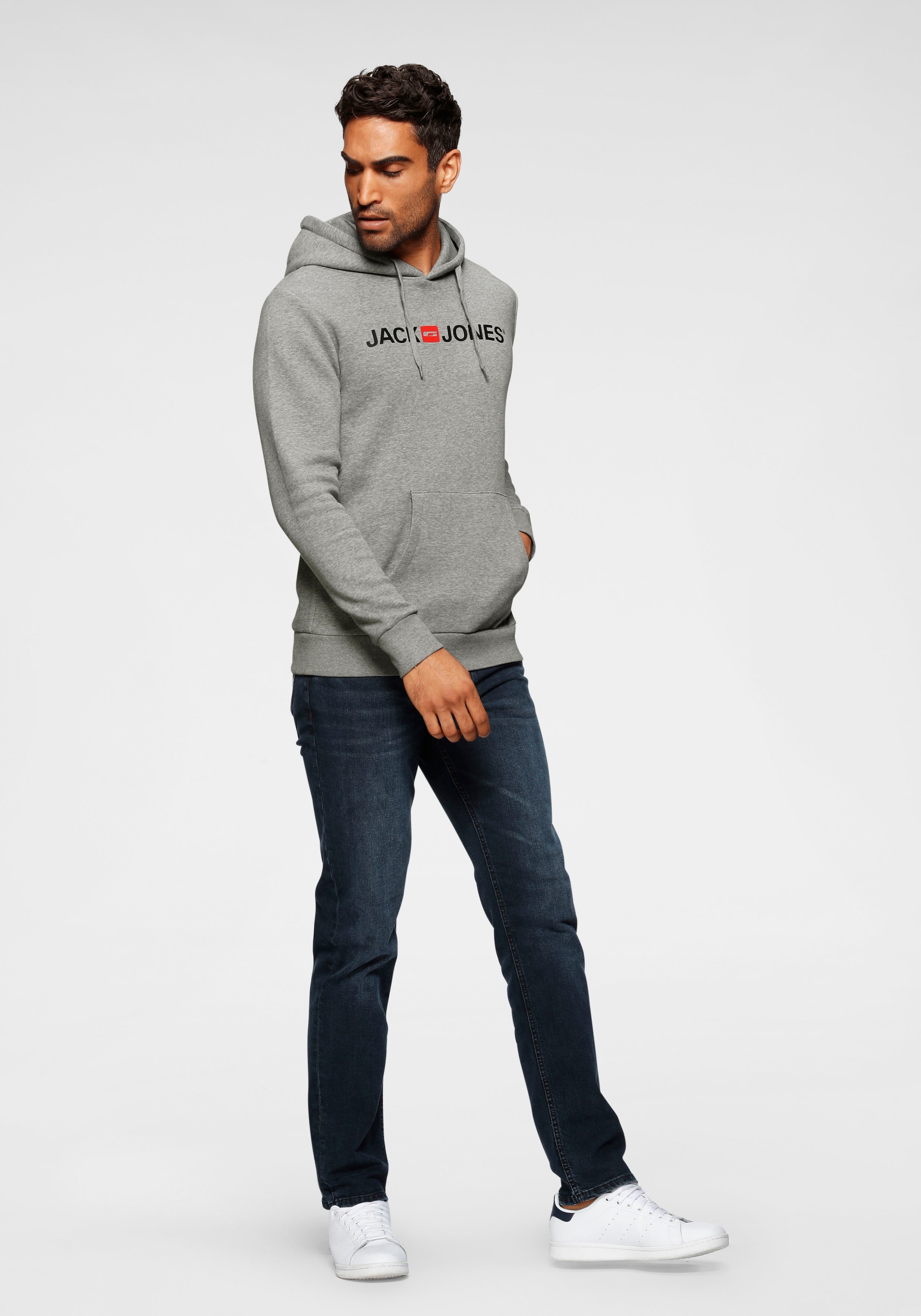 Jack & Jones Kapuzensweatshirt »Logo Hoodie Oldschool«