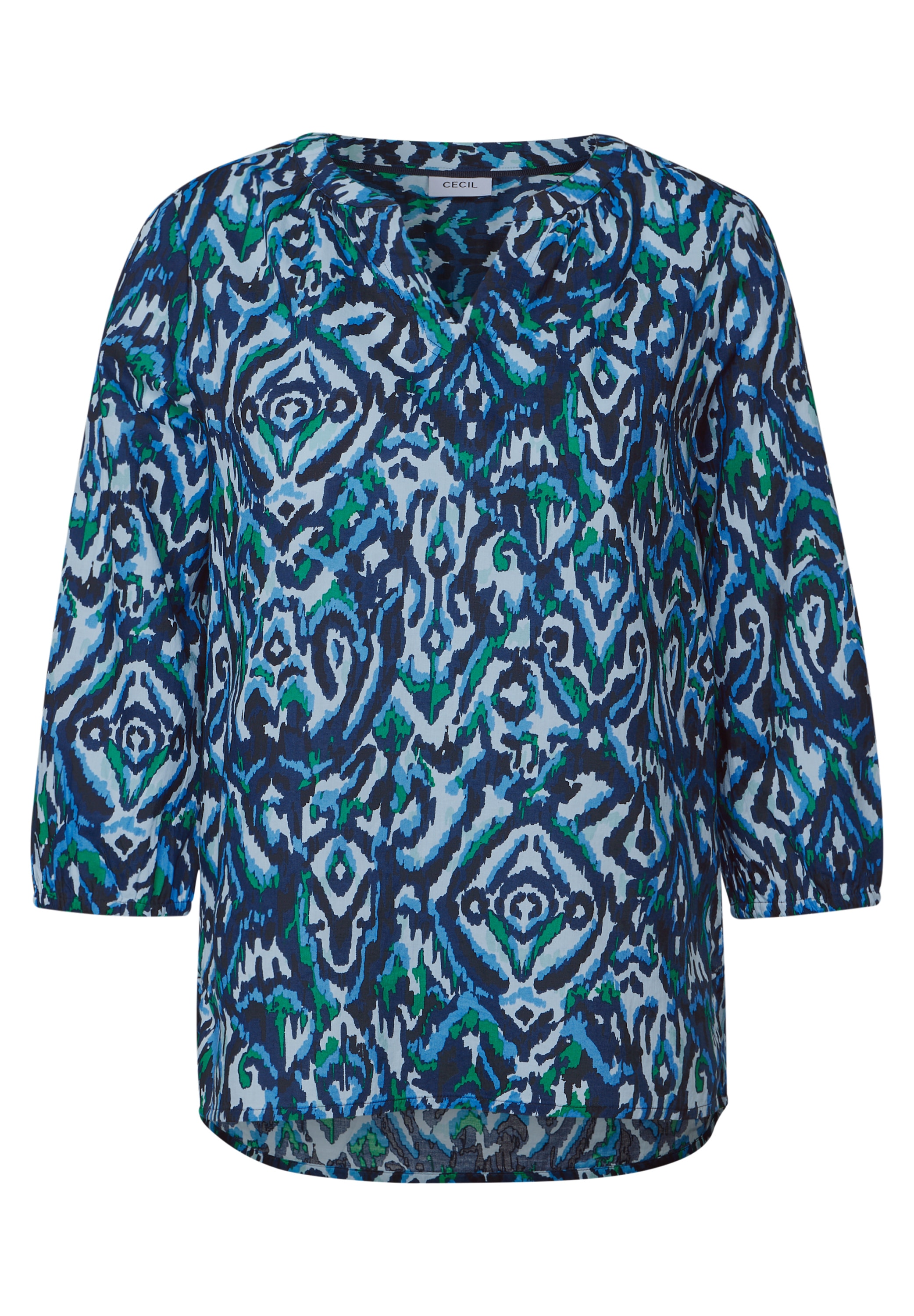 Cecil Klassische Bluse, mit All-Over Print