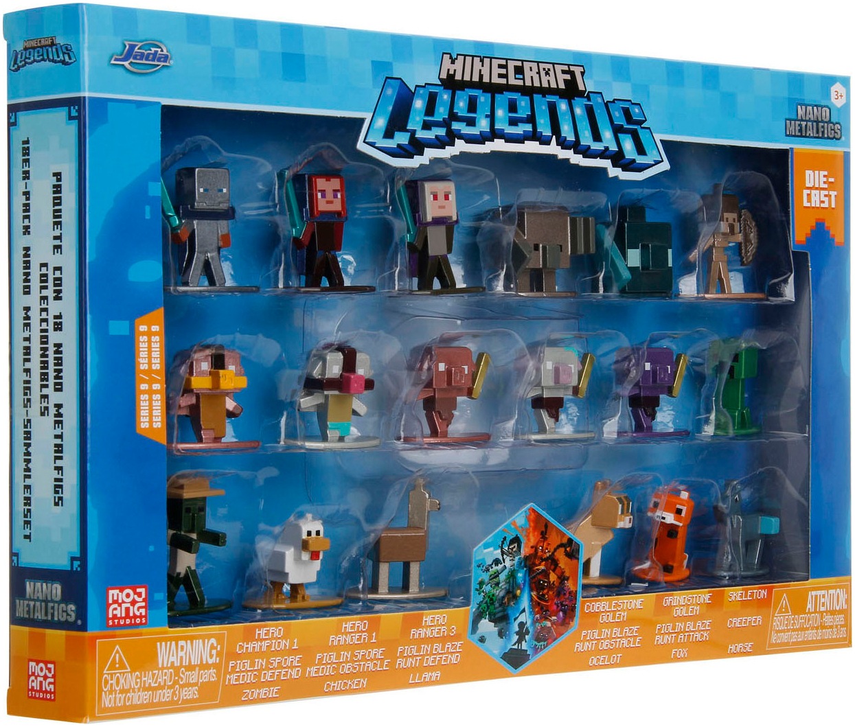 JADA Spielfigur »Minecraft, Legends Multi Pack Nano Metalfigs, Serie 9«, DIE-CAST
