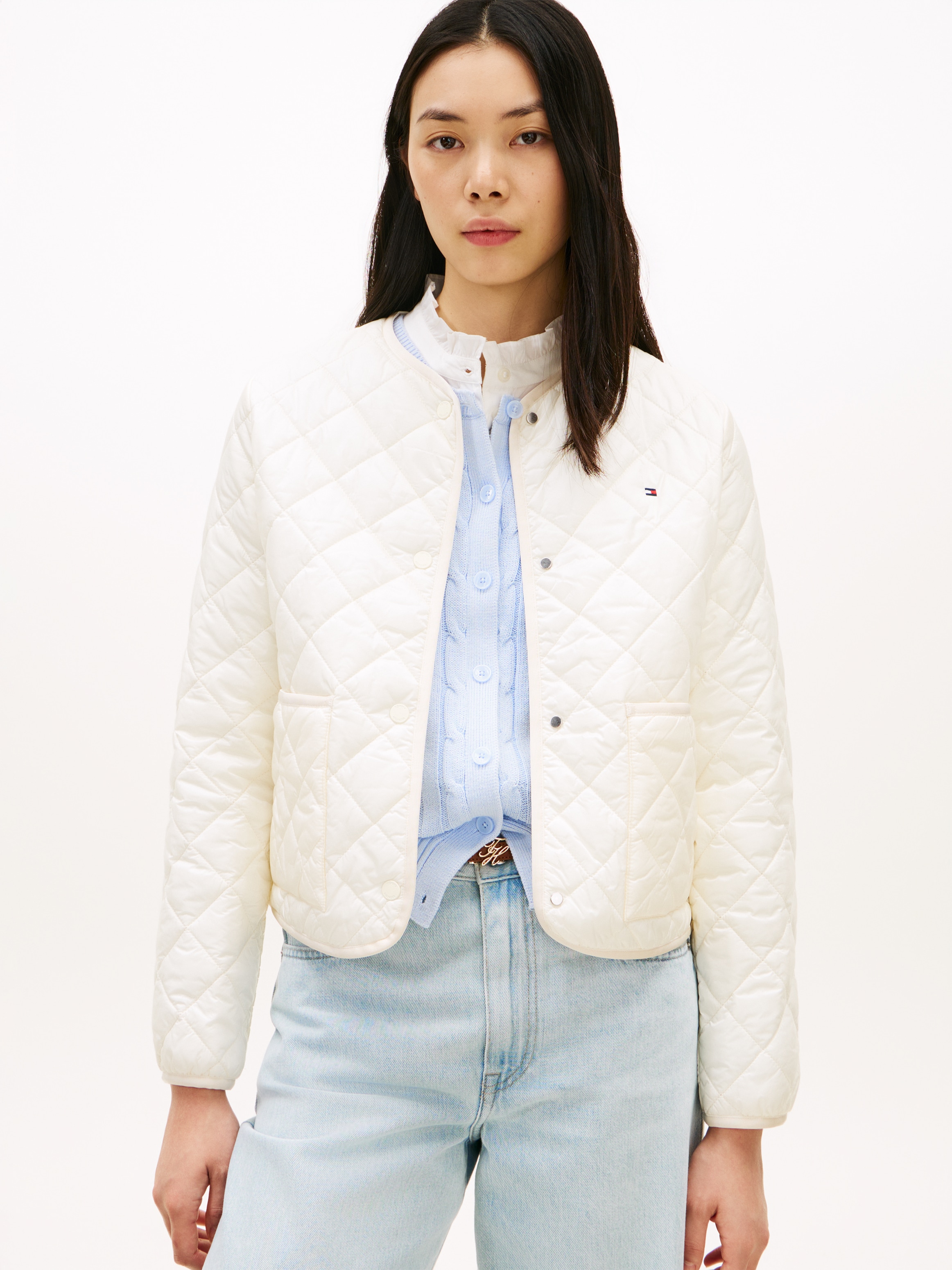 Tommy Hilfiger Steppjacke »LW PADDED REG QUILTED JACKET« in leicht verkürzter Länge, Regular Fit