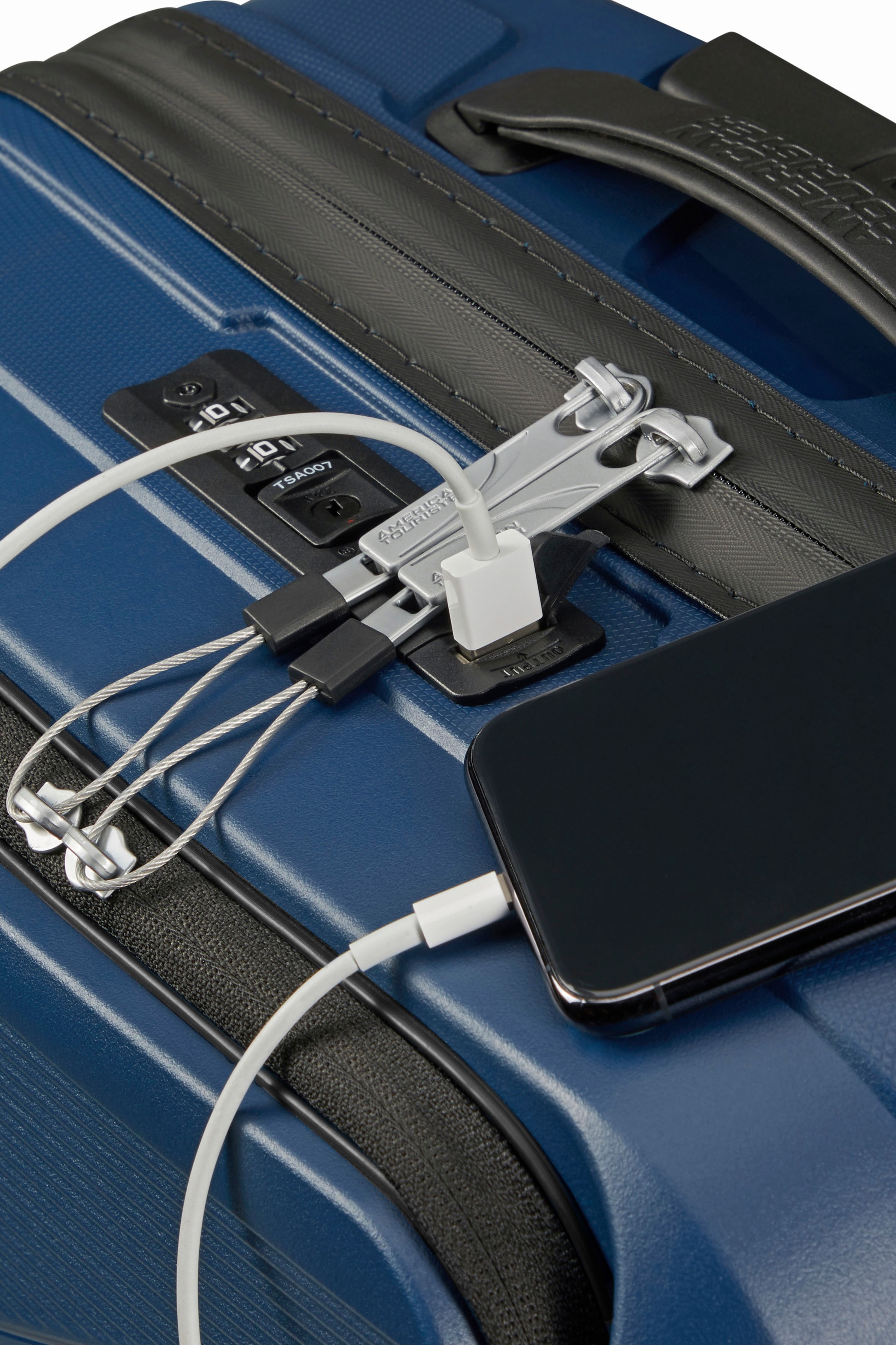 American Tourister® Hartschalen-Trolley »AIRCONIC, in verschieden Farben und Größen«, 4 Rollen, Koffer Reisegepäck Koffer Reisekoffer TSA-Zahlenschloss