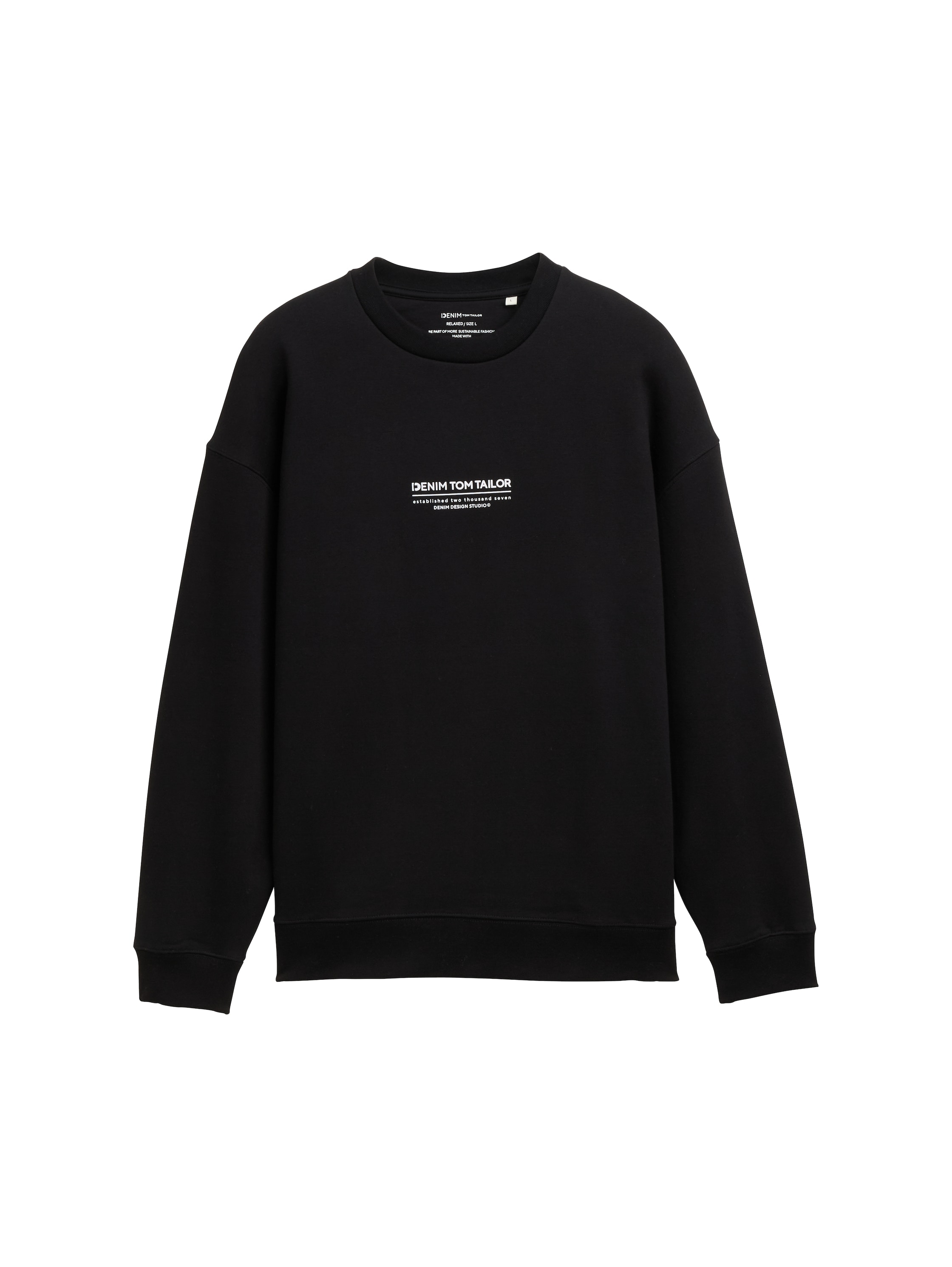TOM TAILOR Denim Sweatshirt, mit Logo Print