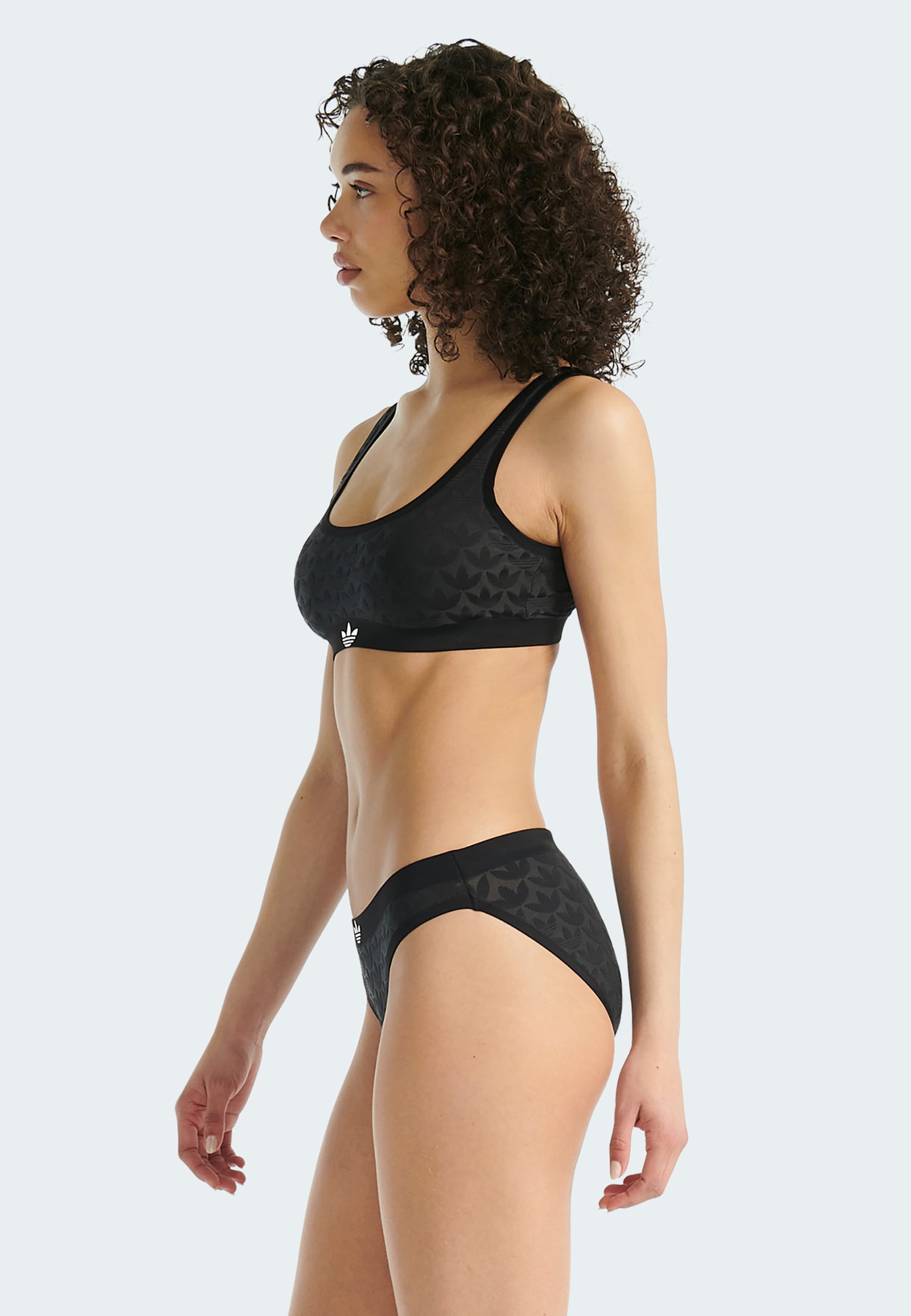 adidas Originals Bralette »Microterrot Monogram« elastischer Bund, Allover-Logo, weich, breite Träger