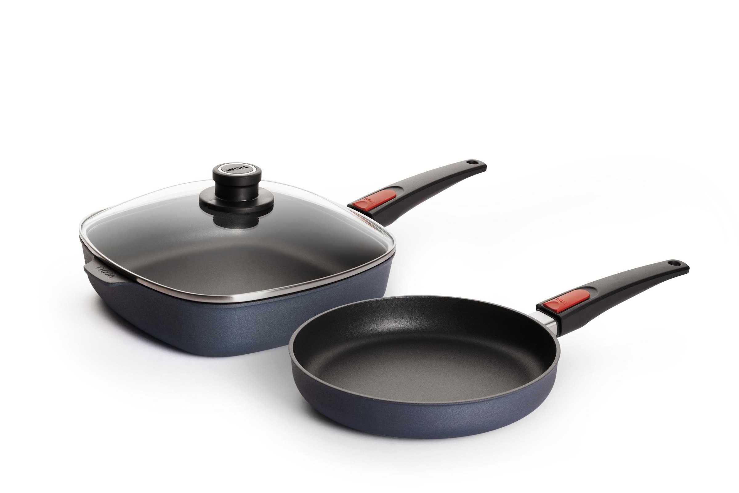 Woll Made In Germany Pfannen-Set »Diamond Lite« Aluminiumguss Set in schwarz, Größe Ø 26 cm