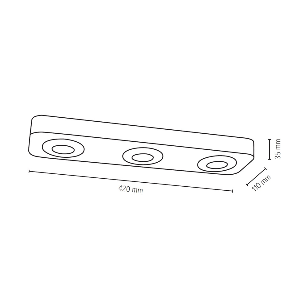 SPOT Light Deckenleuchte »SUNNIVA«, 3 flammig, Leuchtmittel LED-Modul | LED fest integriert, Inklusive LED-Leuchtmittel, aus Eichenholz massiv, Naturprodukt