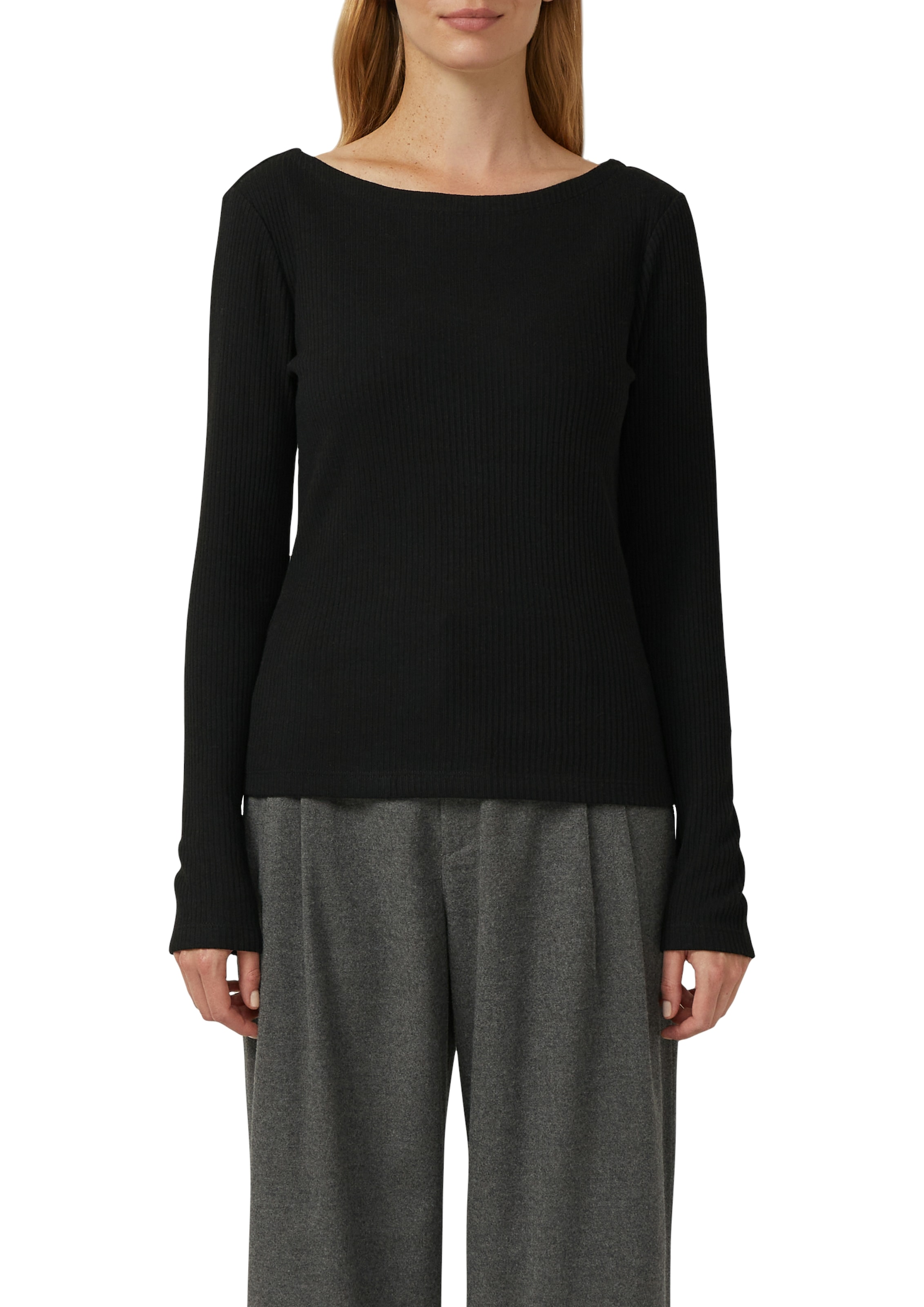 s.Oliver Langarmshirt mit U-Boot-Ausschnitt