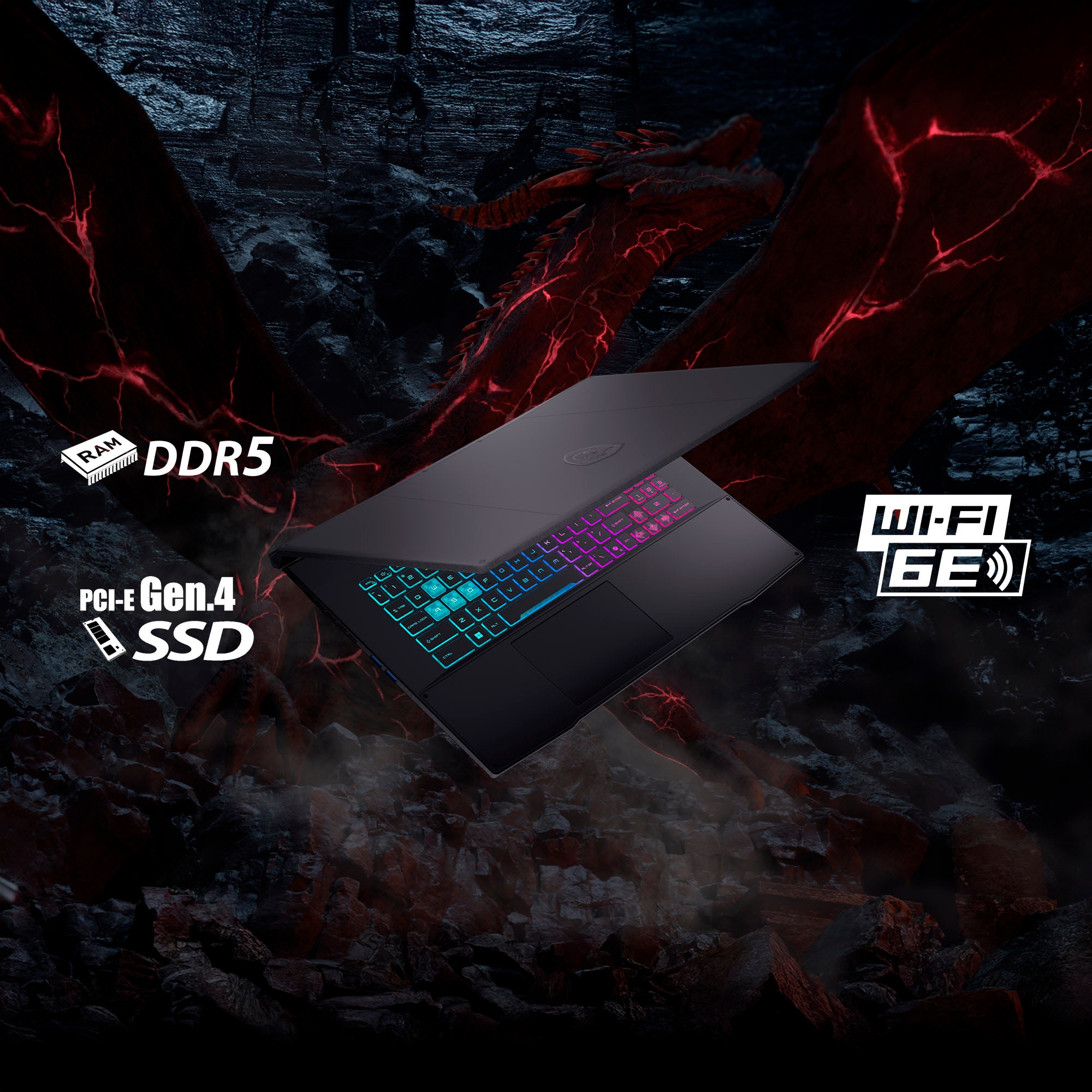 MSI Gaming-Notebook »Katana 17 HX B14WGK-062«, 43,9 cm, / 17,3 Zoll, Intel, Core i7, GeForce RTX 5070, 1000 GB SSD