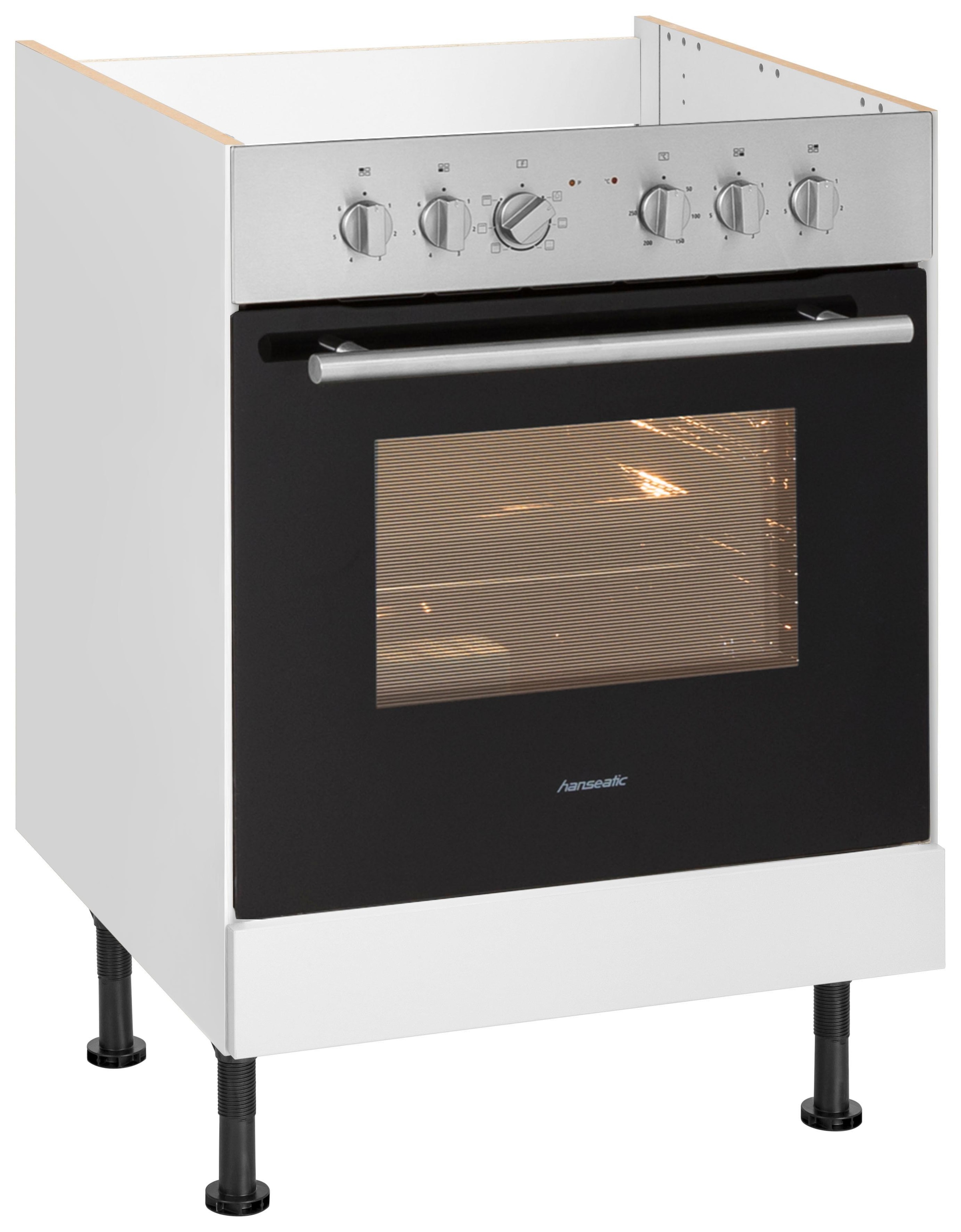 Optifit Herdumbauschrank »Elga« in weiß, Größe B/H/T: 60 cm x 87 cm x 58,4 cm