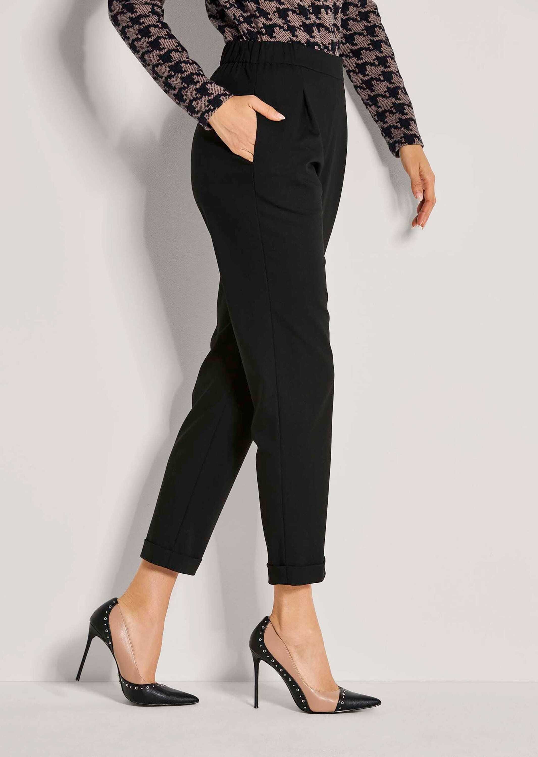 MADELEINE Schlupfhose »Chinohose Elastische Bundfaltenhose, 7/8-Länge«