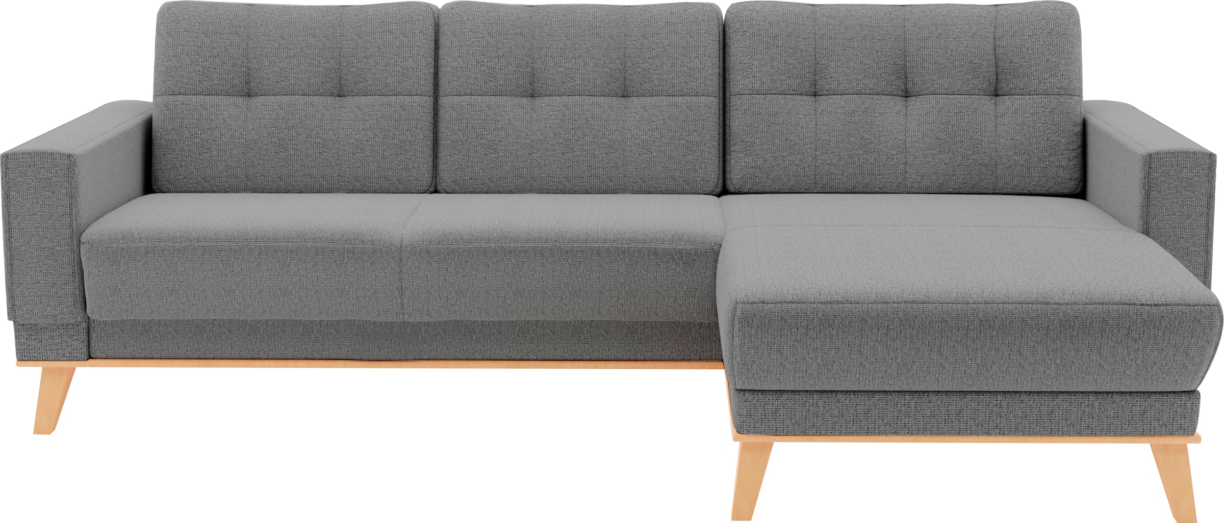 sit&more Ecksofa »Lavida L-Form«, wahlweise mit Kippfunktion und Bettkasten