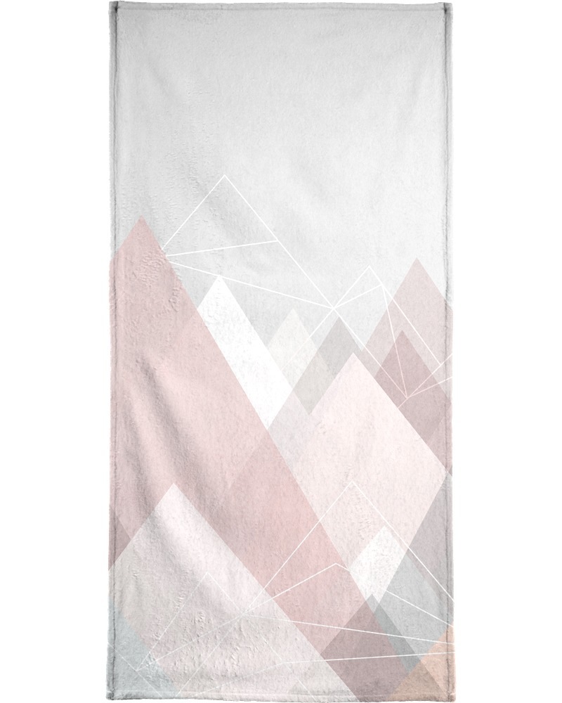 Juniqe Handtuch »Graphic 105«, (1 St.), Weiche Frottee-Veloursqualität