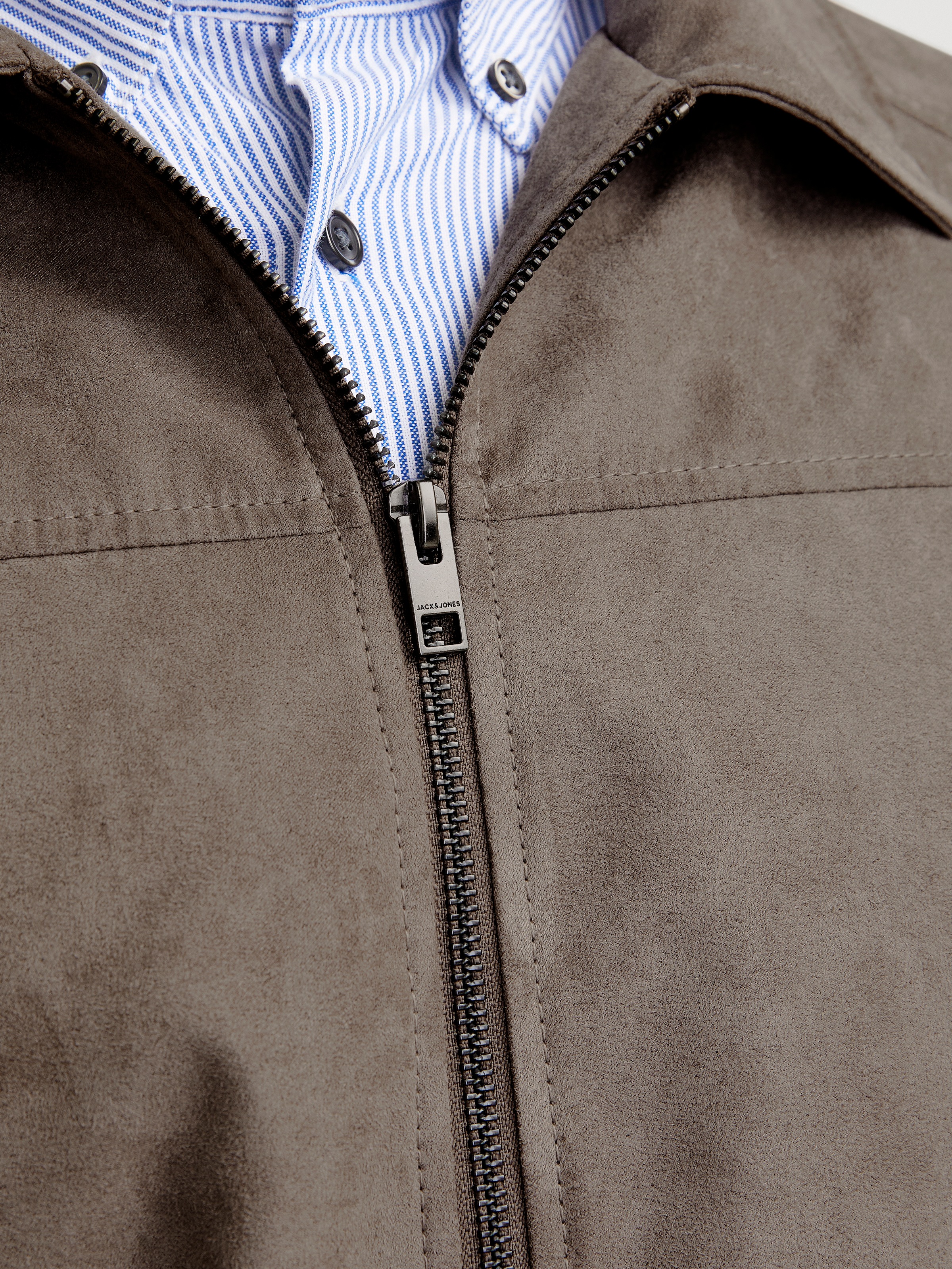 Jack & Jones Hemdjacke »JJEDYLAN SHACKET NOOS«, ohne Kapuze, mit Fly-Away Kragen