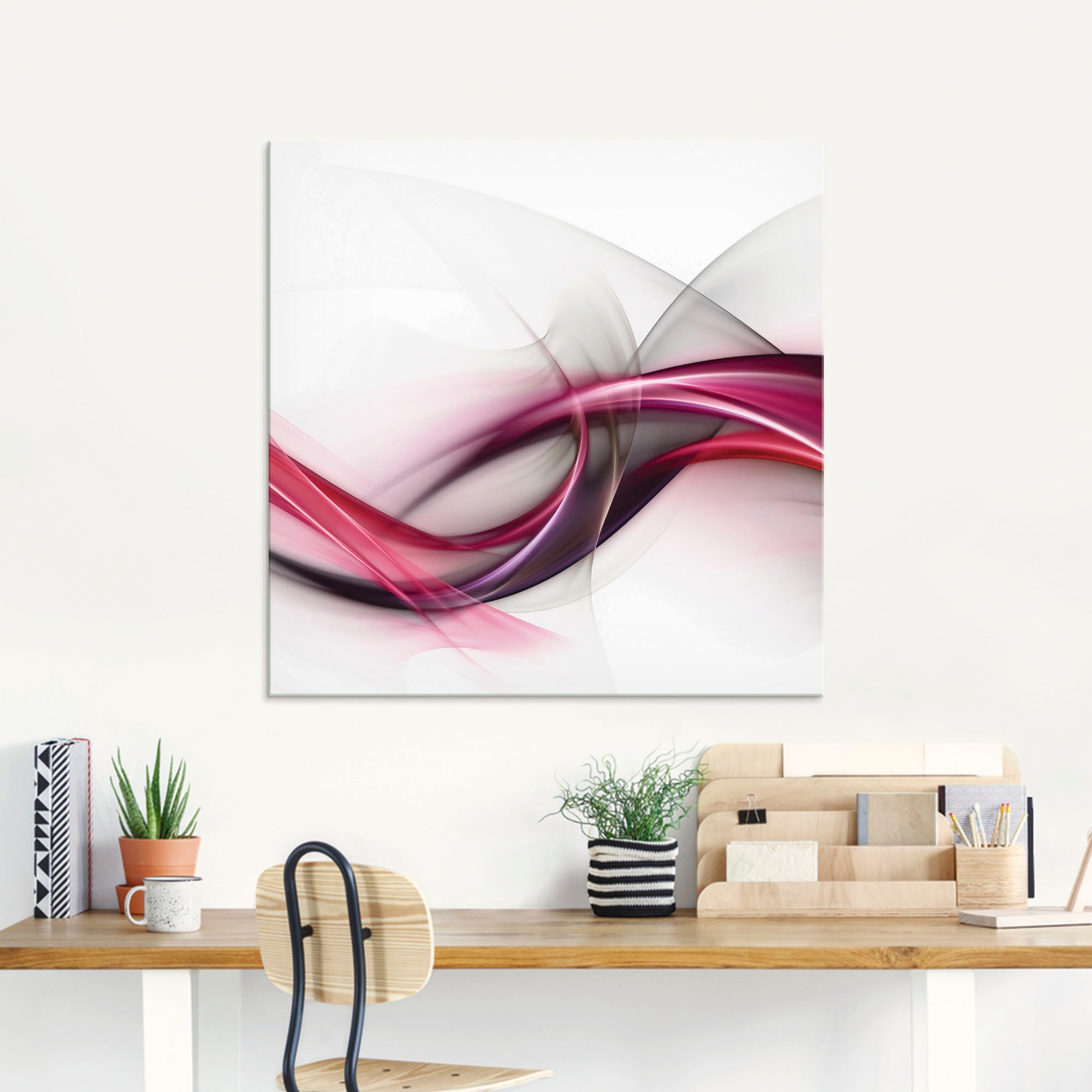 Artland Glasbild »Ideen« Muster 1 Stk. tlg.