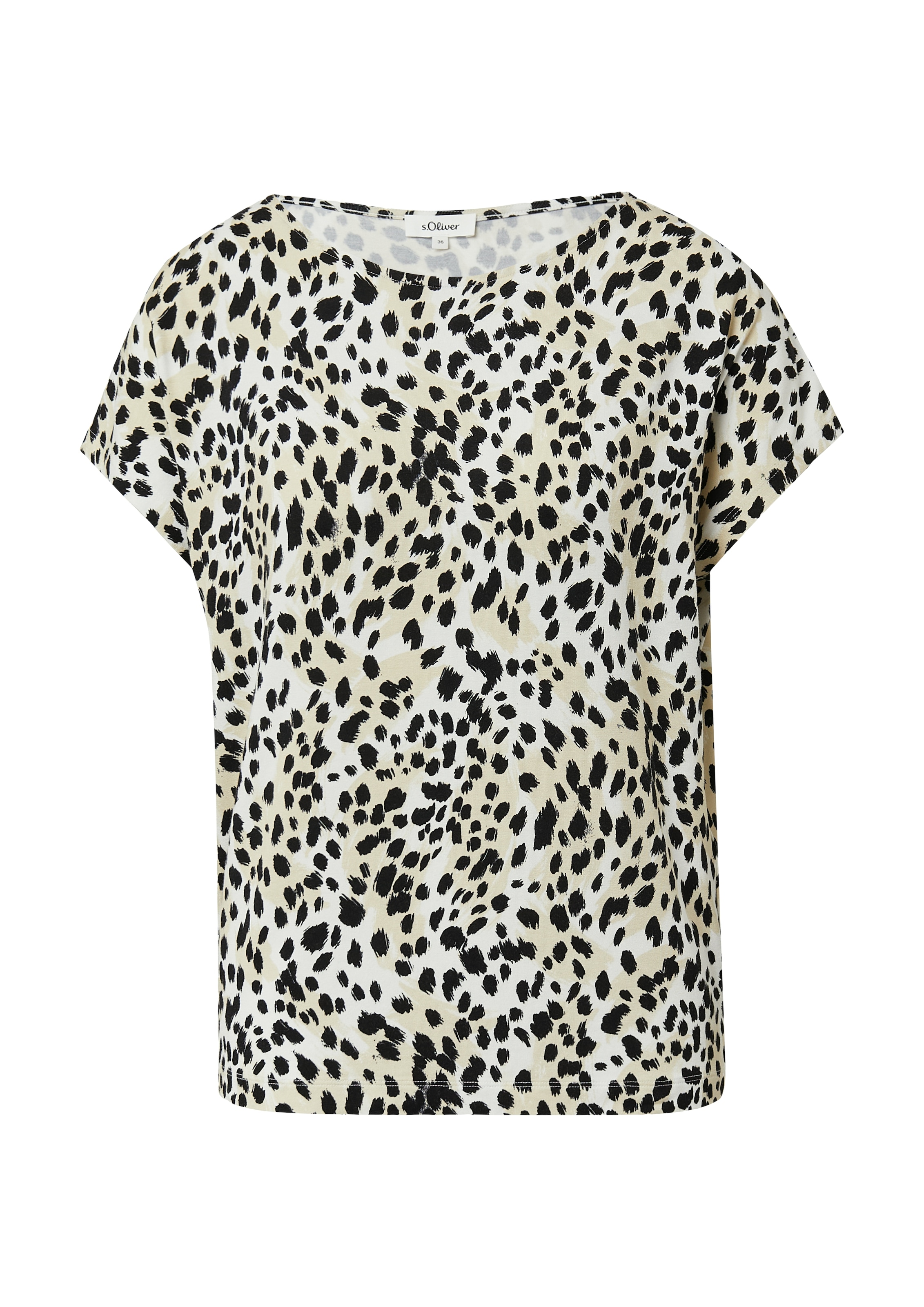 s.Oliver T-Shirt, mit All-Over Print