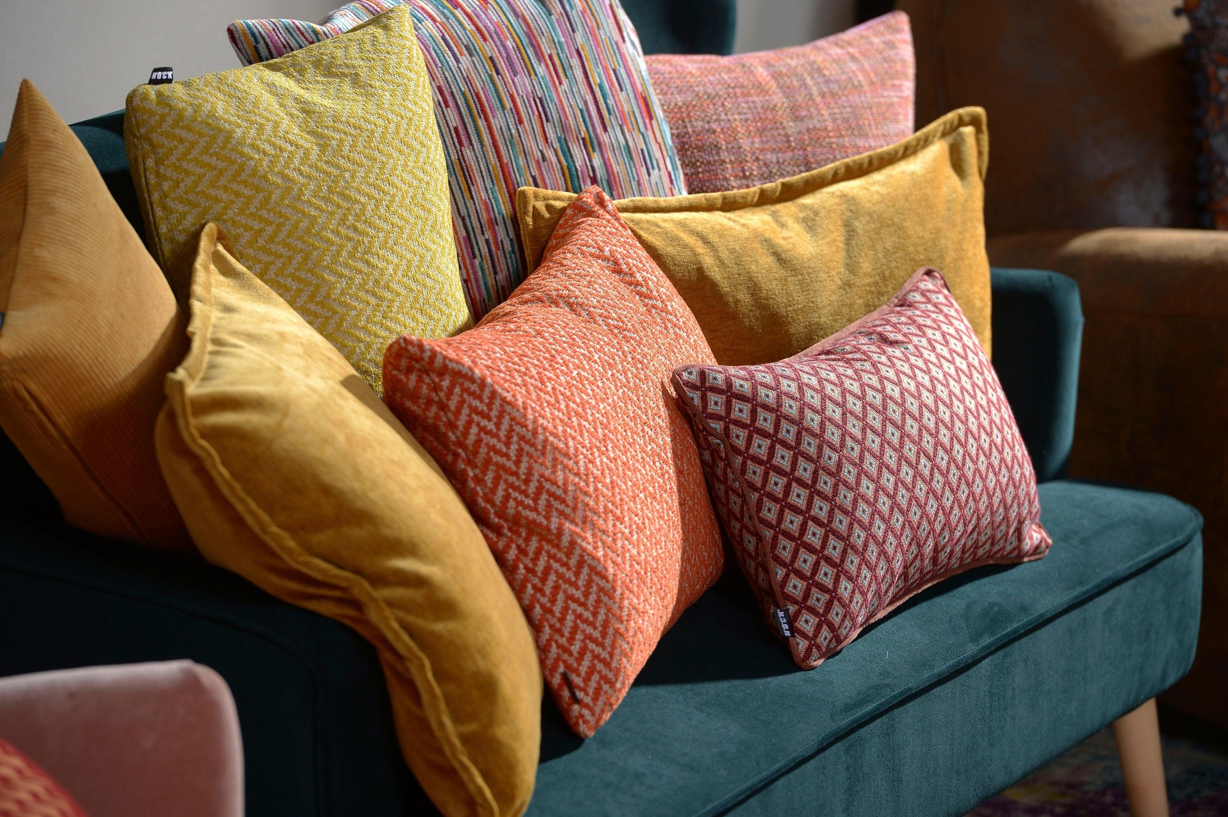 H.O.C.K. Dekokissen »Zircono« mit Ethnomuster, Kissenhülle mit Füllung, 1 Stück