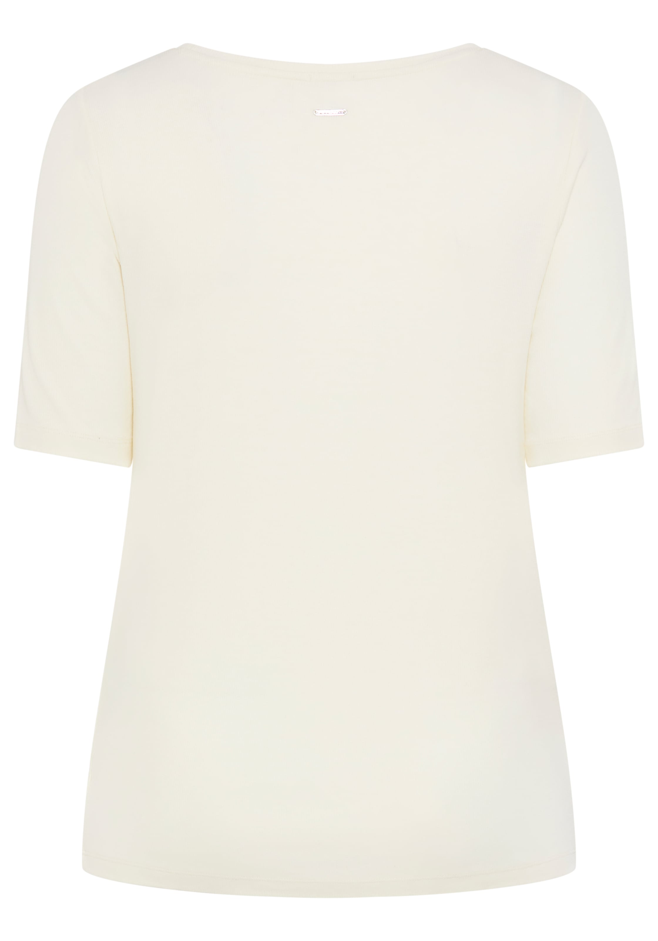 Laura Scott CURVE T-Shirt im Basic-Stil, mit Rundhalsausschnitt, aus elastischem Single Jersey