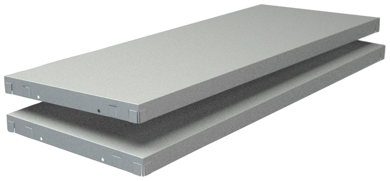 SCHULTE Regalwelt Regalelement »Steck-Fachboden«, 2 Böden weiß, 800x300 mm