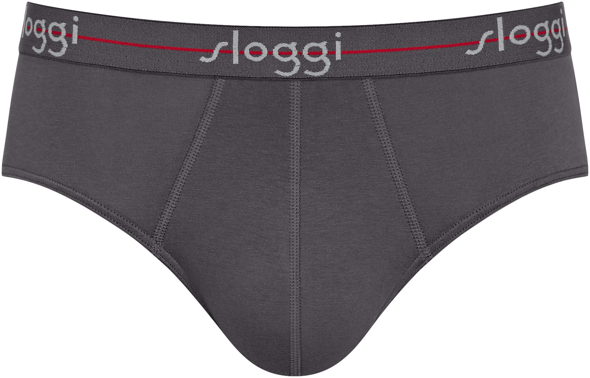 sloggi Slip »men Start Midi C2P box«, (2er Pack), sportlicher Schnitt, weicher Bund