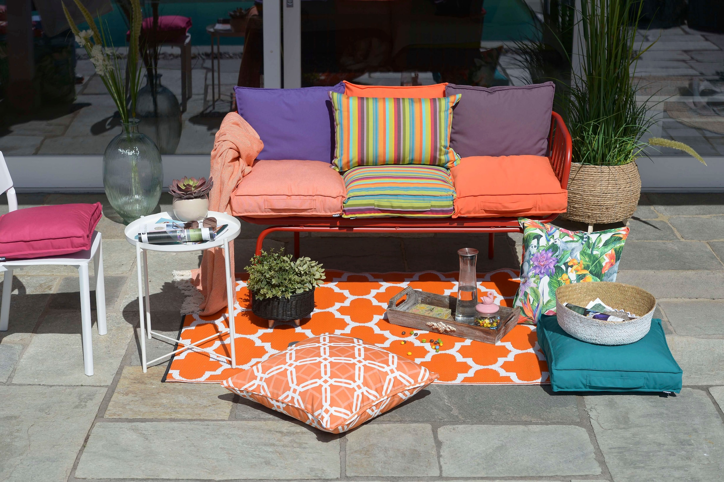 H.O.C.K. Dekokissen »Yucatan Hock« Outdoor geeignet, Kissenhülle mit Füllung, 1 Stück