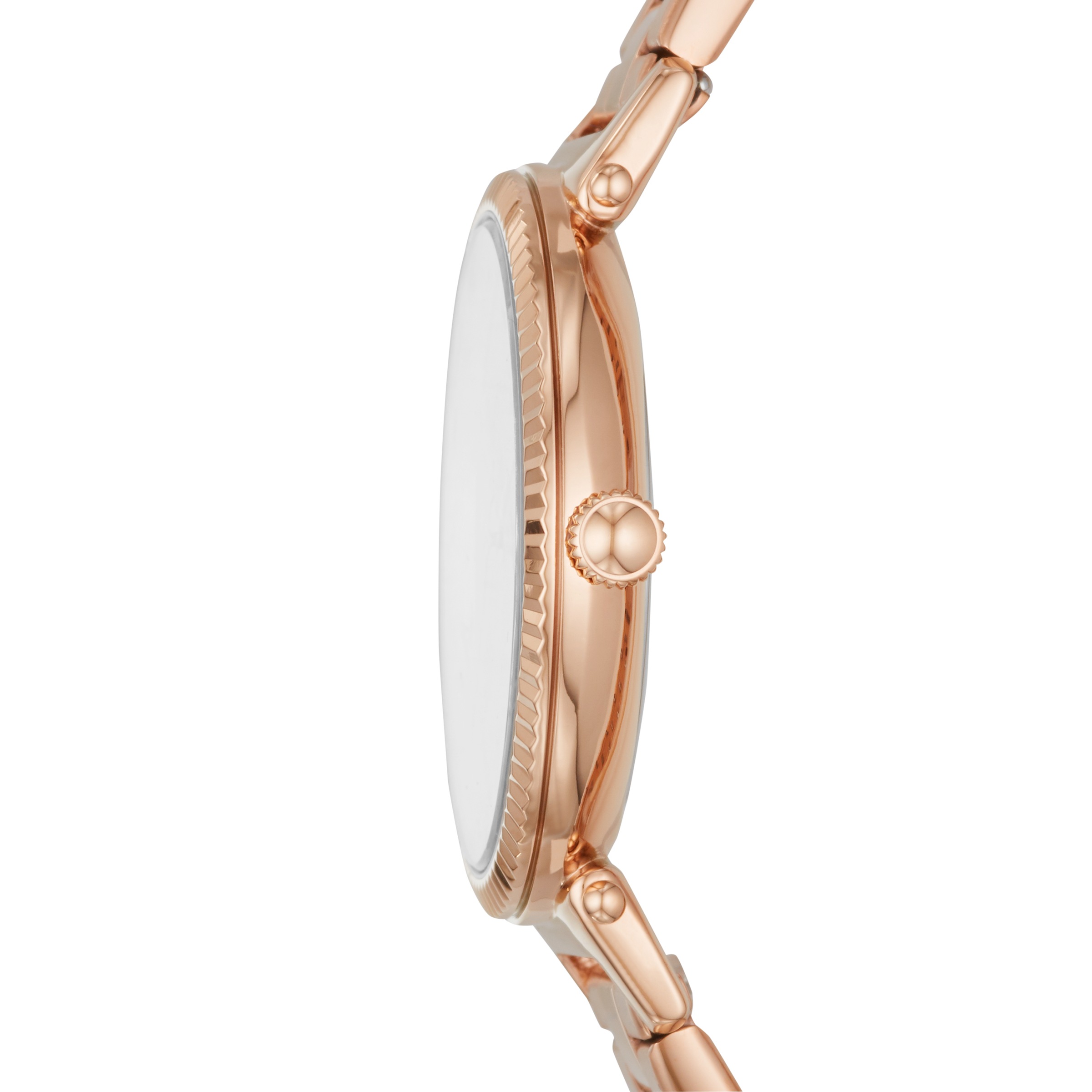 Fossil Quarzuhr »DAISY« Armbanduhr, Damenuhr, Edelstahlarmband, analog