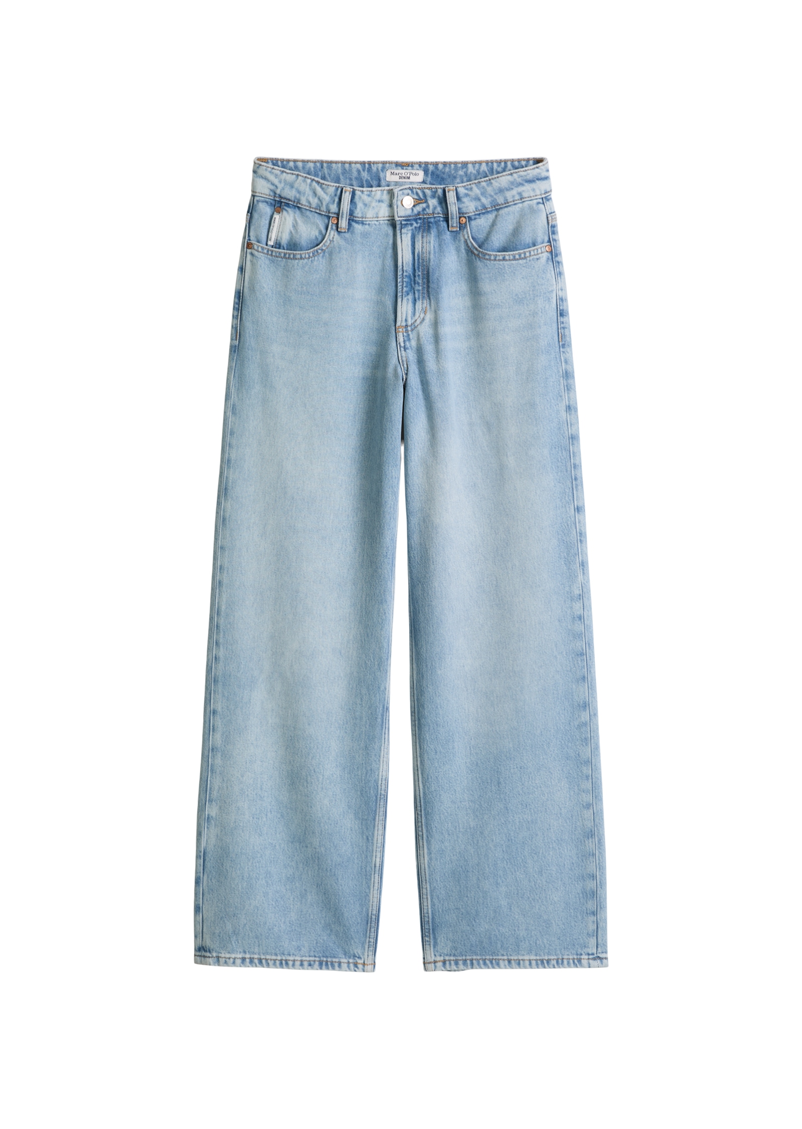 Marc O'Polo DENIM Weite Jeans Model Tomke wide aus weichem Lyocell-Organic-Cotton-Mix