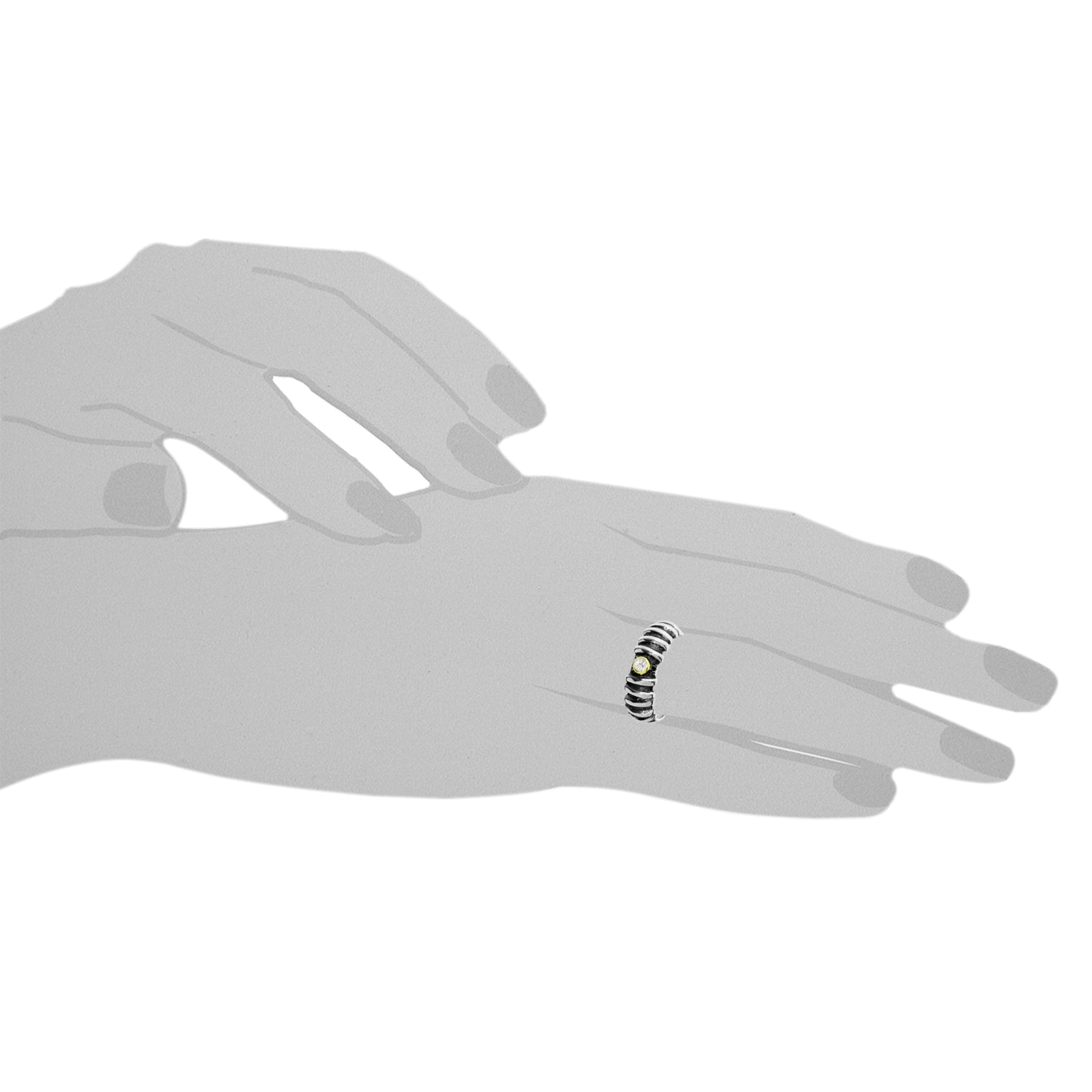 OSTSEE-SCHMUCK Fingerring »- Emilia - Silber 925/000 - Zirkonia«