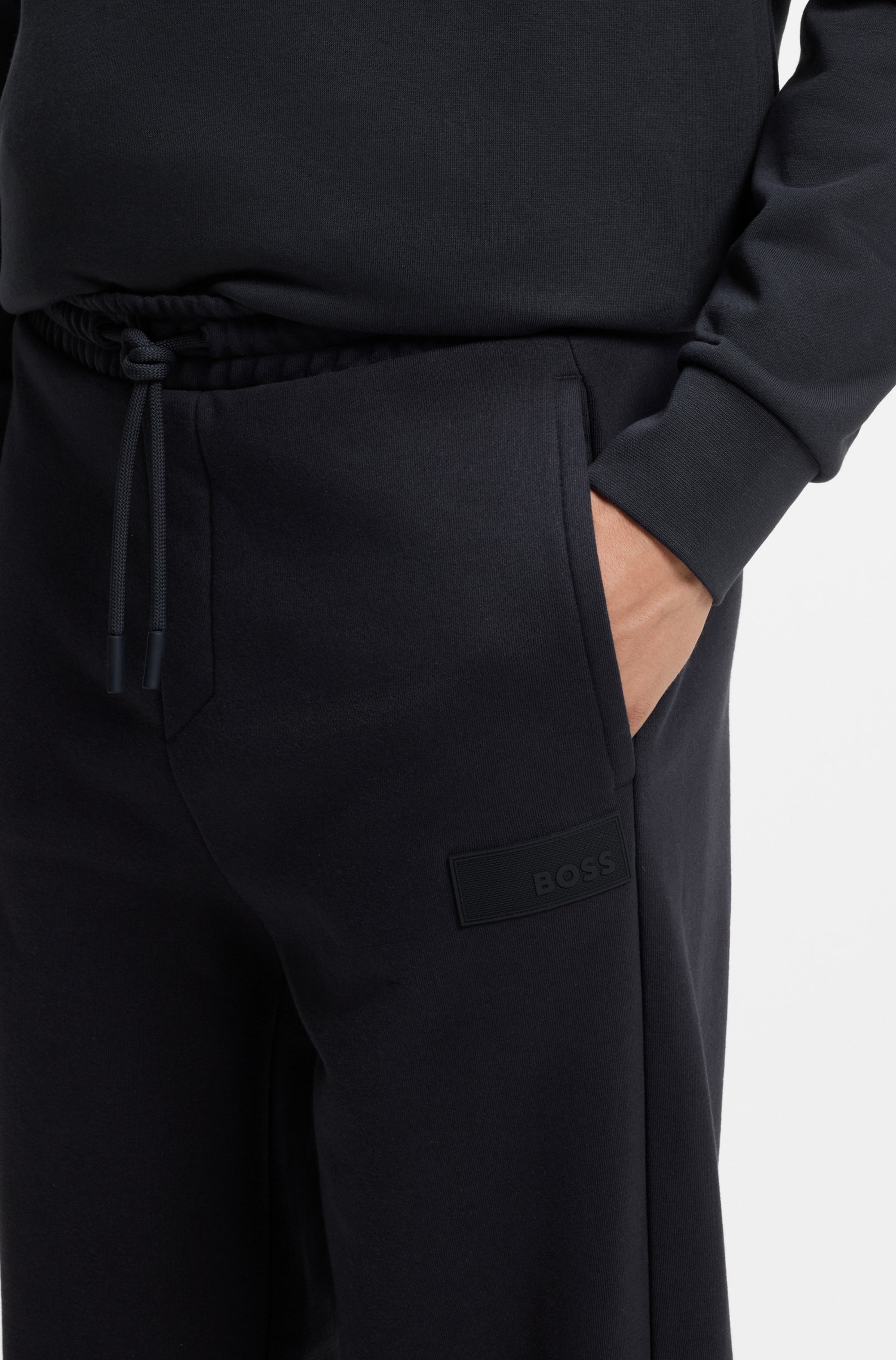BOSS GREEN Sweathose  elastischer Bund, Relaxed Fit, Baumwoll-Mix