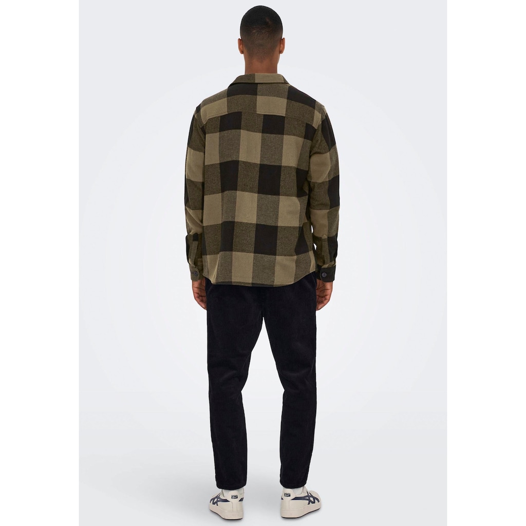 ONLY & SONS Karohemd »MILO LIFE CHECK OVERSHIRT«