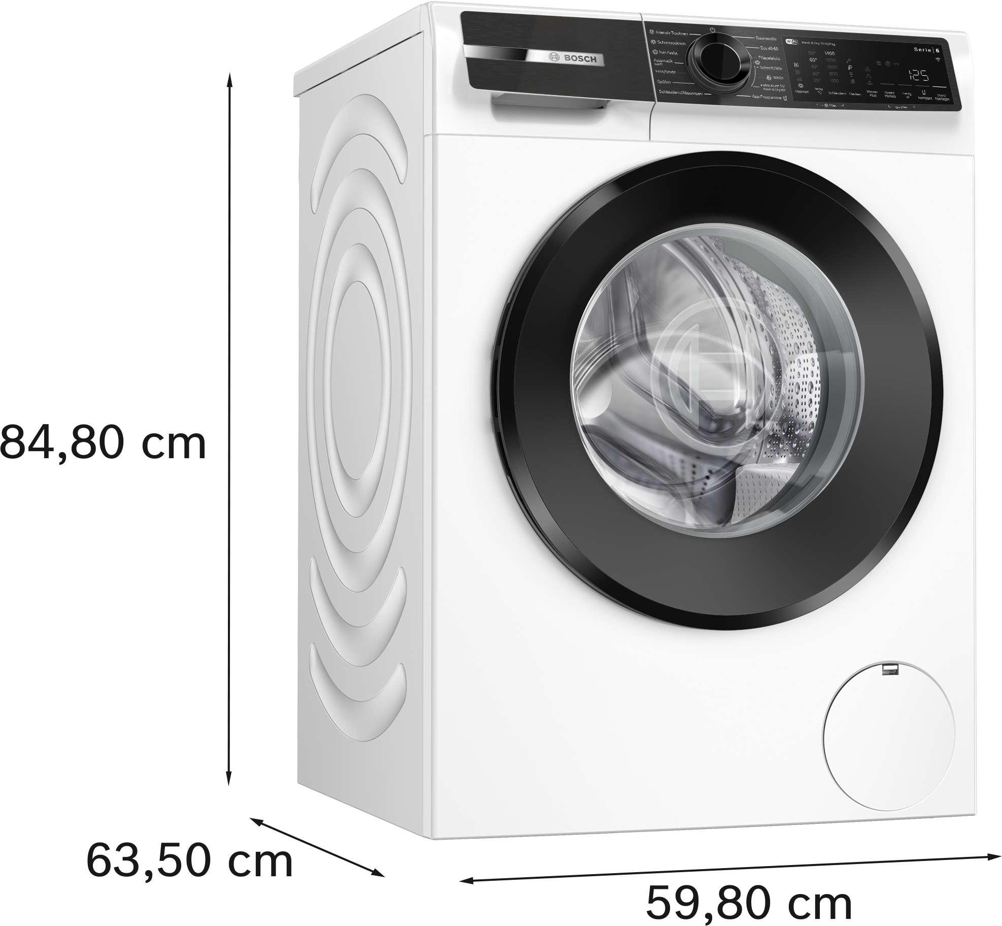BOSCH Waschtrockner »WNG24443« Serie 6 10,5 kg /6 kg 70 dB(A) Waschen & Trocknen von bis zu 5kg Wäsche in einem Durchgang & Auto Dry