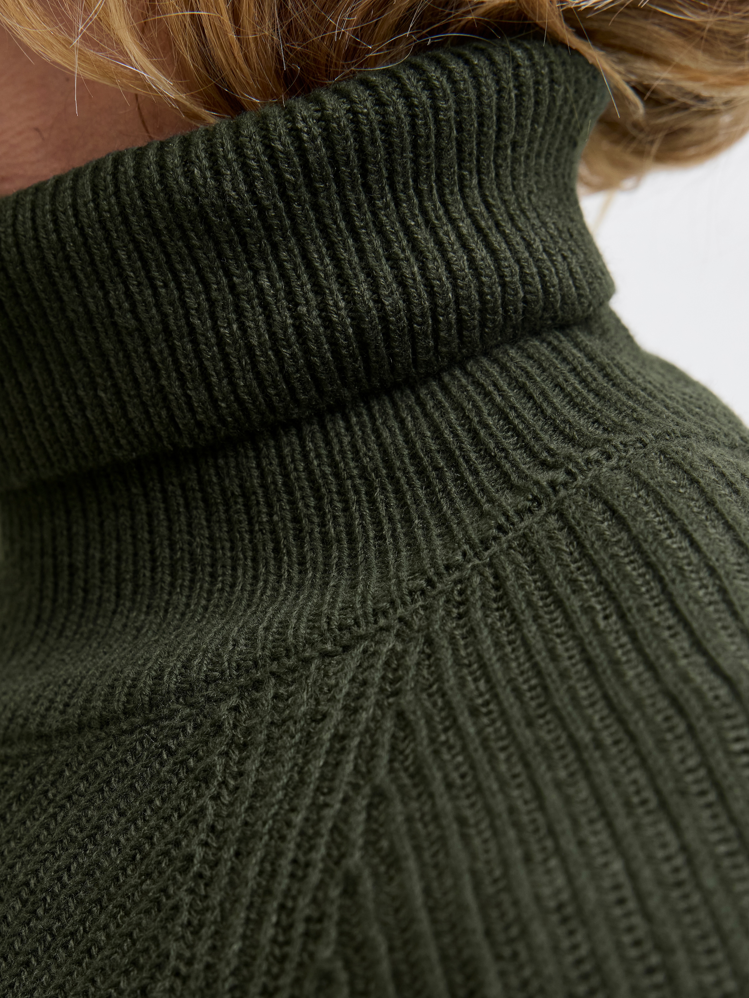 Jack & Jones Rollkragenpullover »JJPANNEL KNIT ROLL NECK AW25«