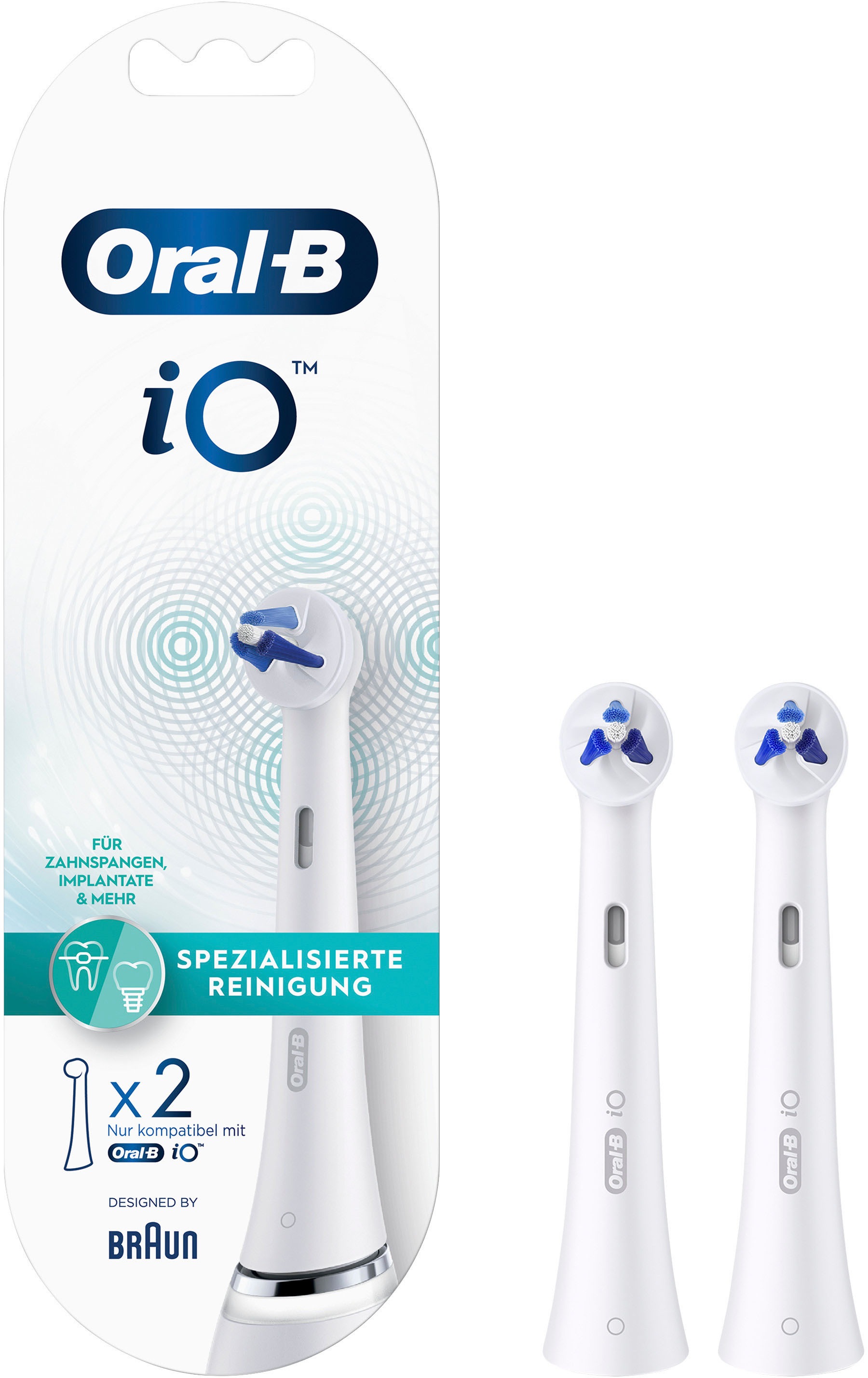 Oral-B Aufsteckbürste »iO« in weiß, Größe 0