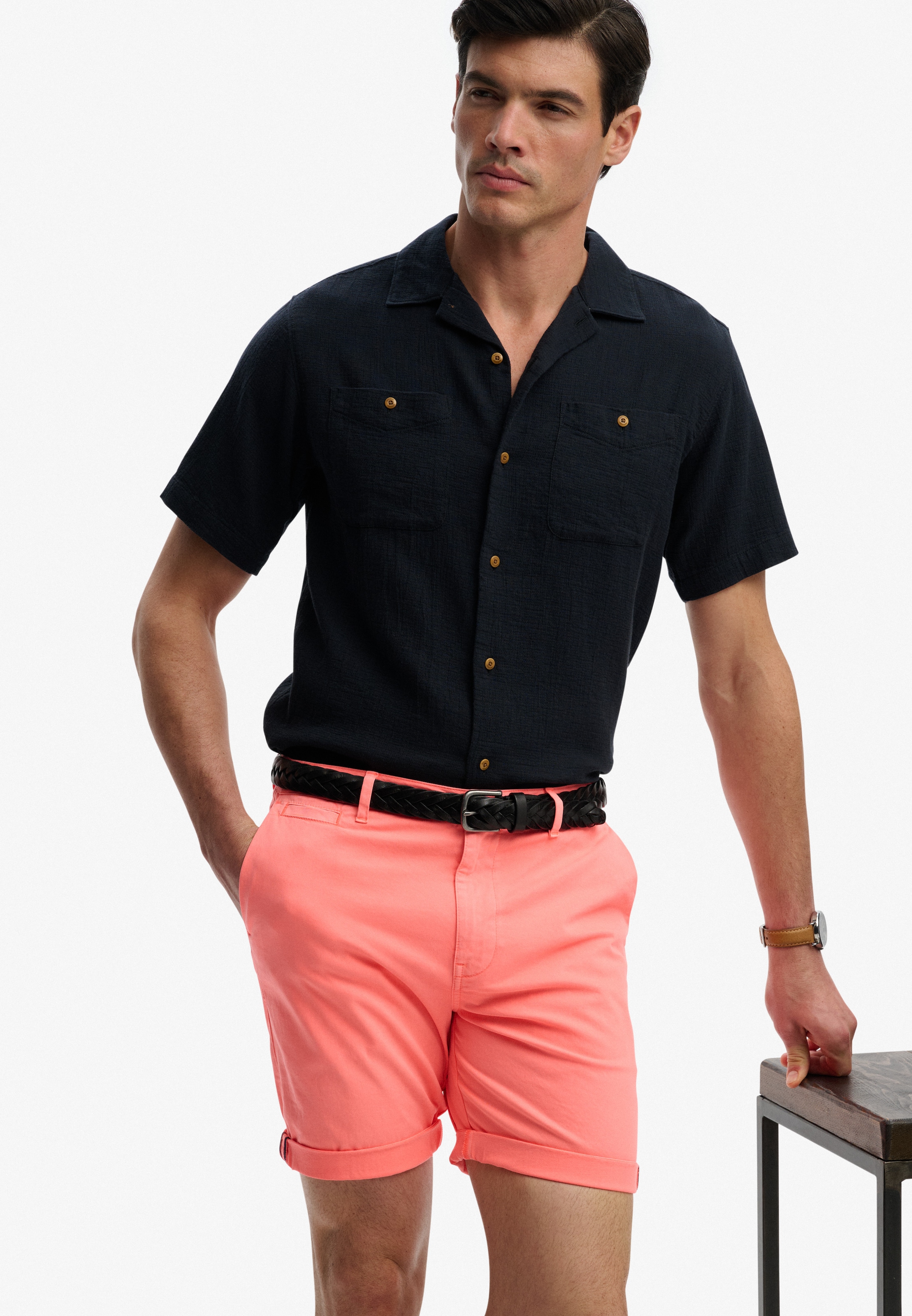 Superdry Chinoshorts »PREMIUM REGULAR CHINO SHORT«