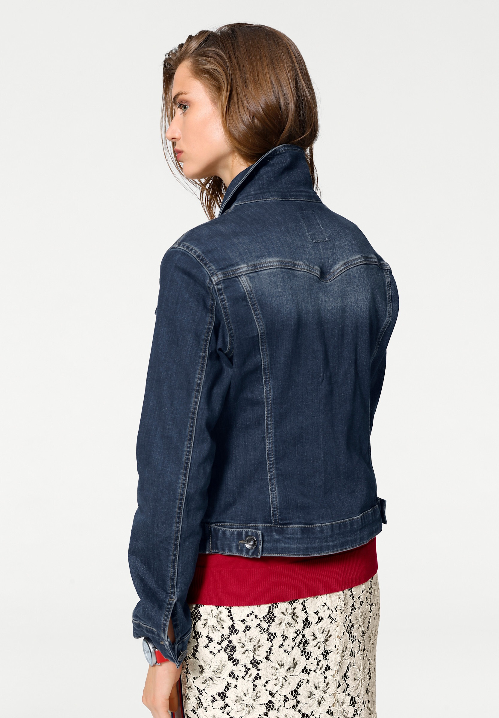 heine Jackenblazer »Jeans-Jacke Jeansjacke in Used-Waschung«