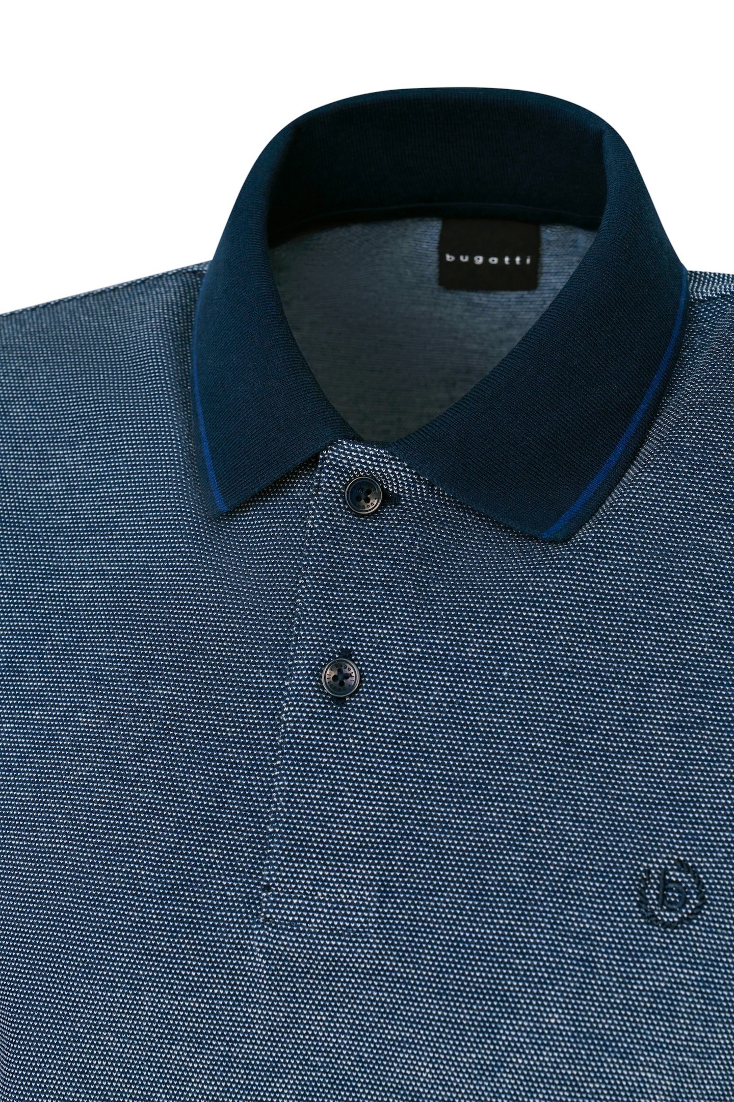 bugatti Poloshirt, aus Baumwolle