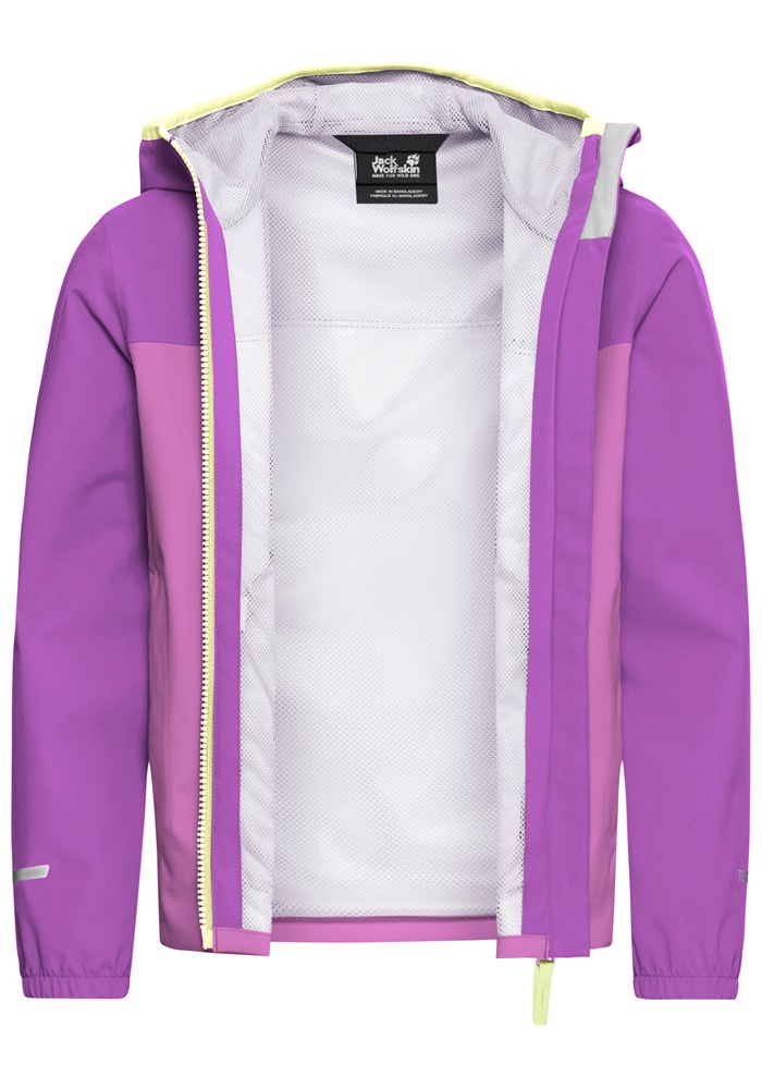 Jack Wolfskin Regenjacke »ADVENTURETRIBE 2L JKT K« Wasserdicht, atmungsaktiv, Übergangsjacke