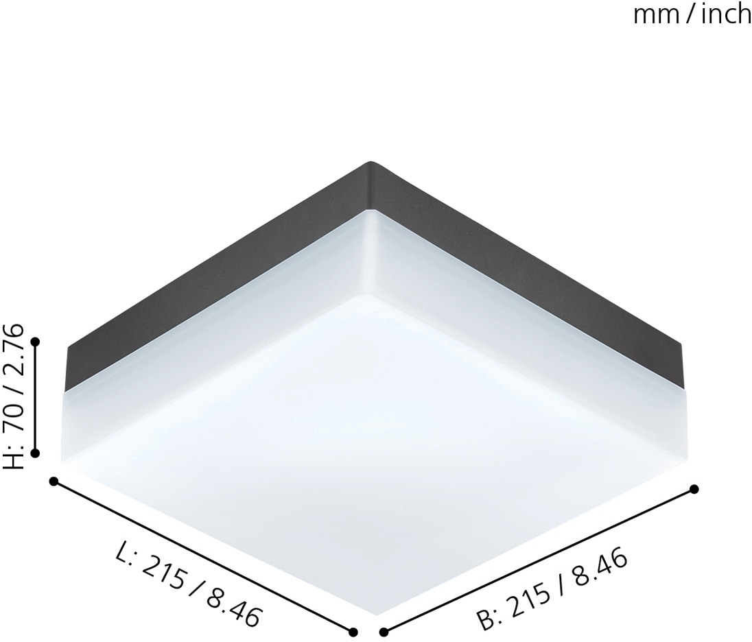 EGLO LED Außen-Deckenleuchte »SONELLA«, 1 flammig-flammig, LED tauschbar  kaufen im OTTO Online Shop