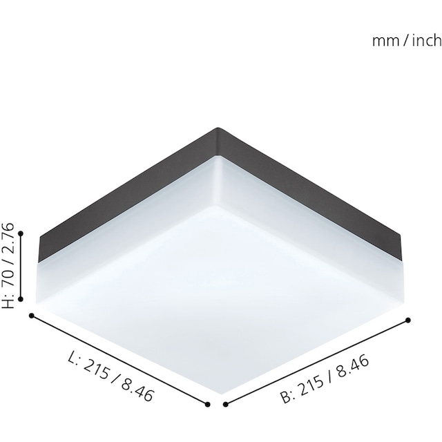 EGLO LED Außen-Deckenleuchte »SONELLA«, 1 flammig-flammig, LED tauschbar  kaufen im OTTO Online Shop