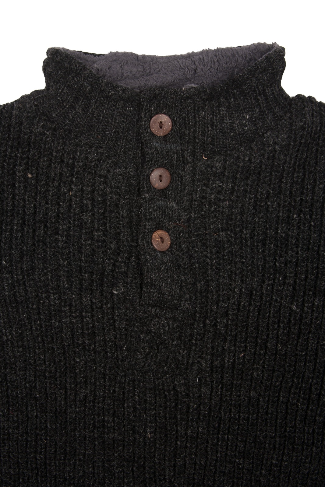 DEPROC Active Strickfleecejacke »Wollpullover mit Fleece ELKFORD MEN«