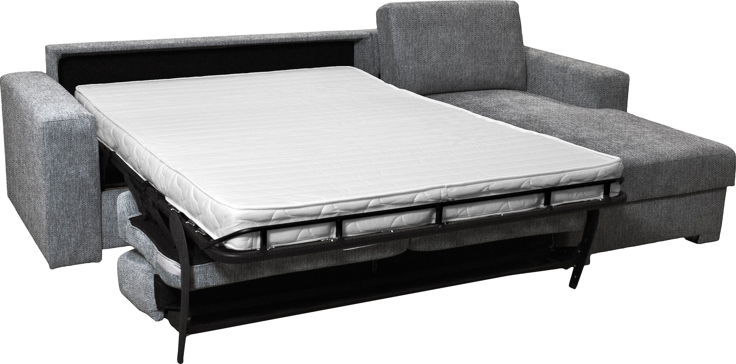 Home affaire Ecksofa »Roma "M"  Matratzenhöhe 14 cm, Dauerschlaffunktion, mit Unterfederung,« Liegemaße ca 143x198 cm, L-Form